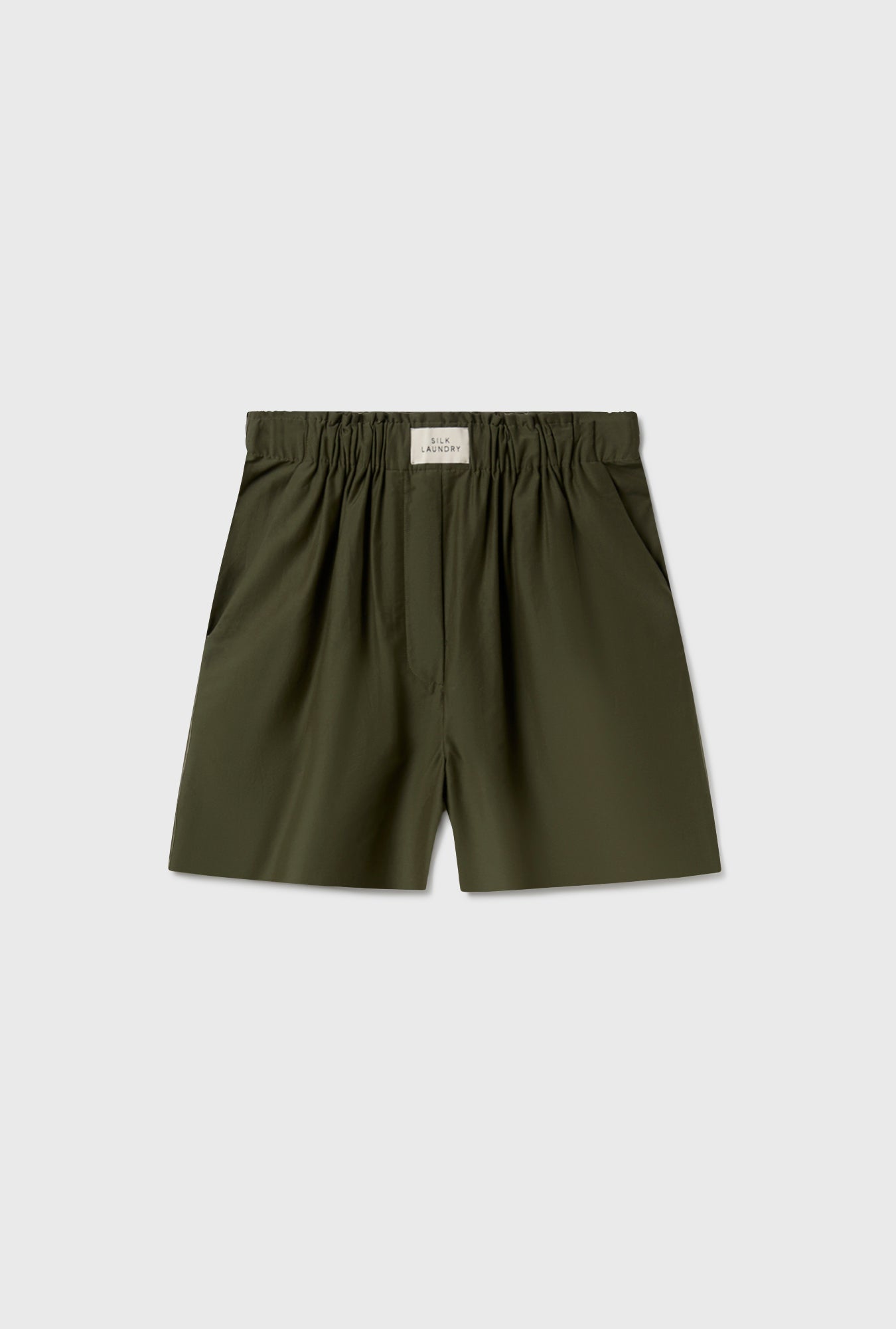 Cotton Silk Boxers Pine