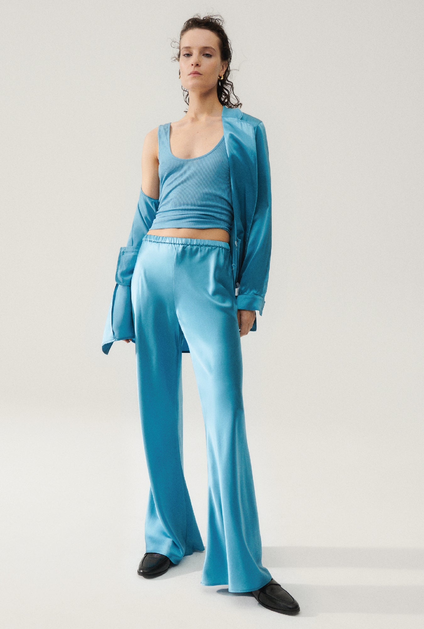 Bias Cut Pants Lake