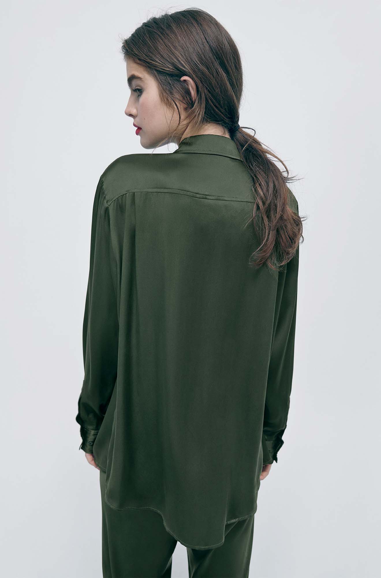 Boyfriend Shirt Cedar