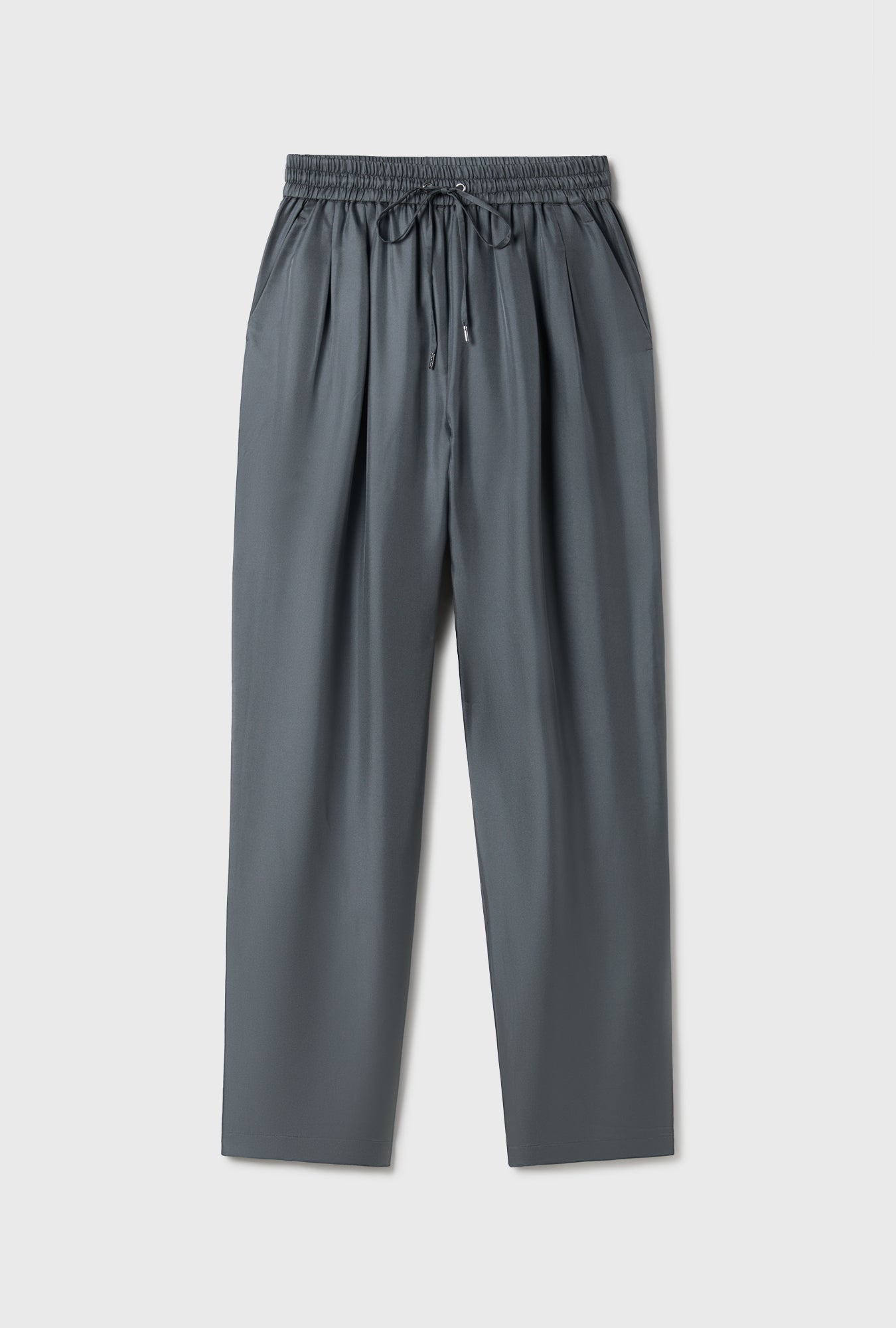 Twill Slouch Pants Slate
