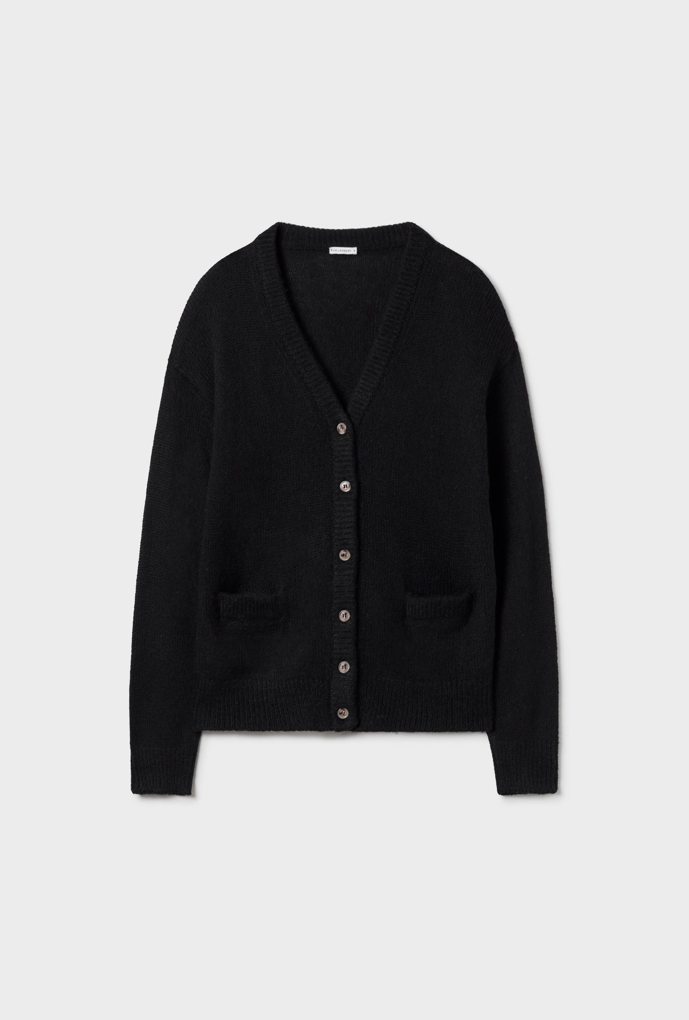Alpaca Slouch Cardigan Black