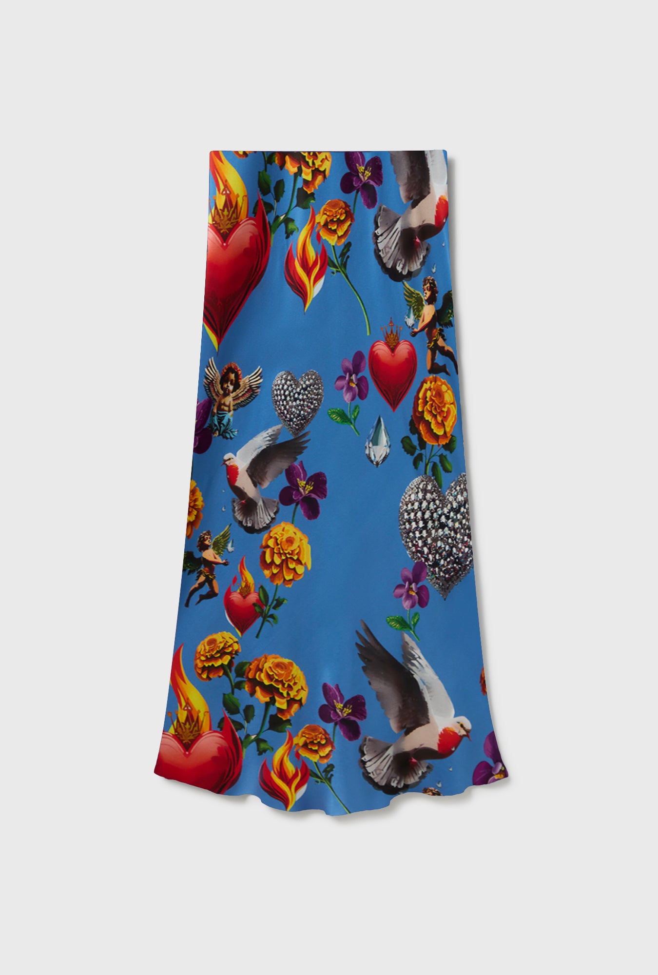 Long Bias Cut Skirt Dearly Beloved Mirage