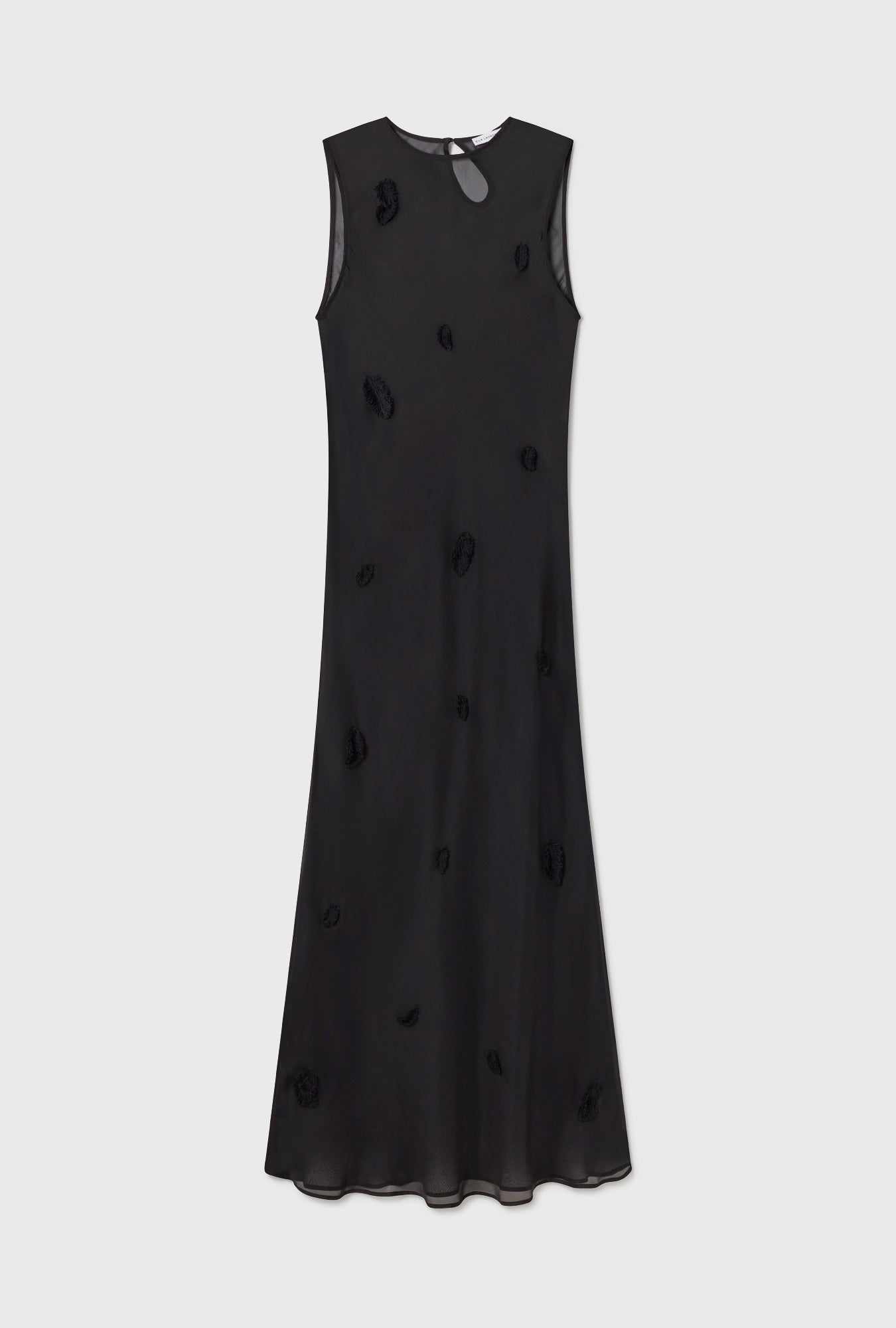 Feather Dress Black