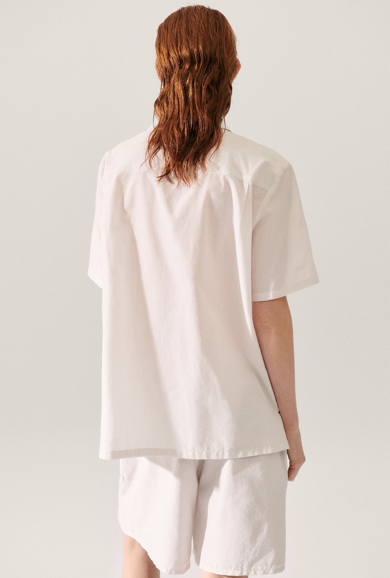 Cotton Silk Camp Shirt Dust