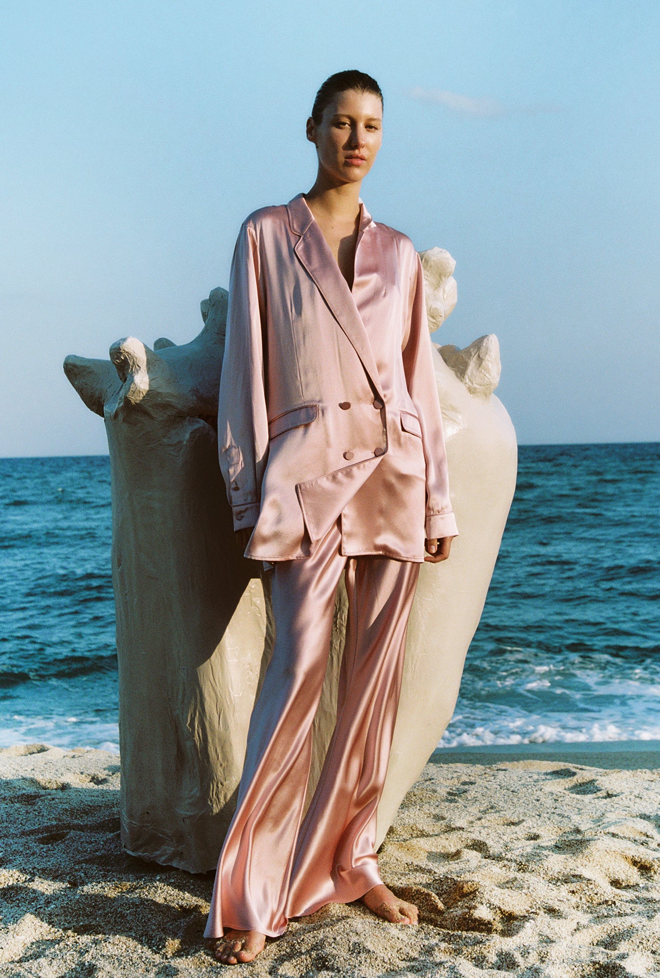 BIAS CUT PANTS SEA STAR