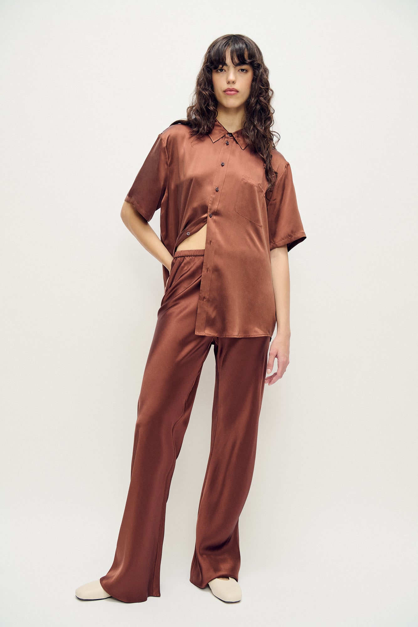 Bias Cut Pants Root