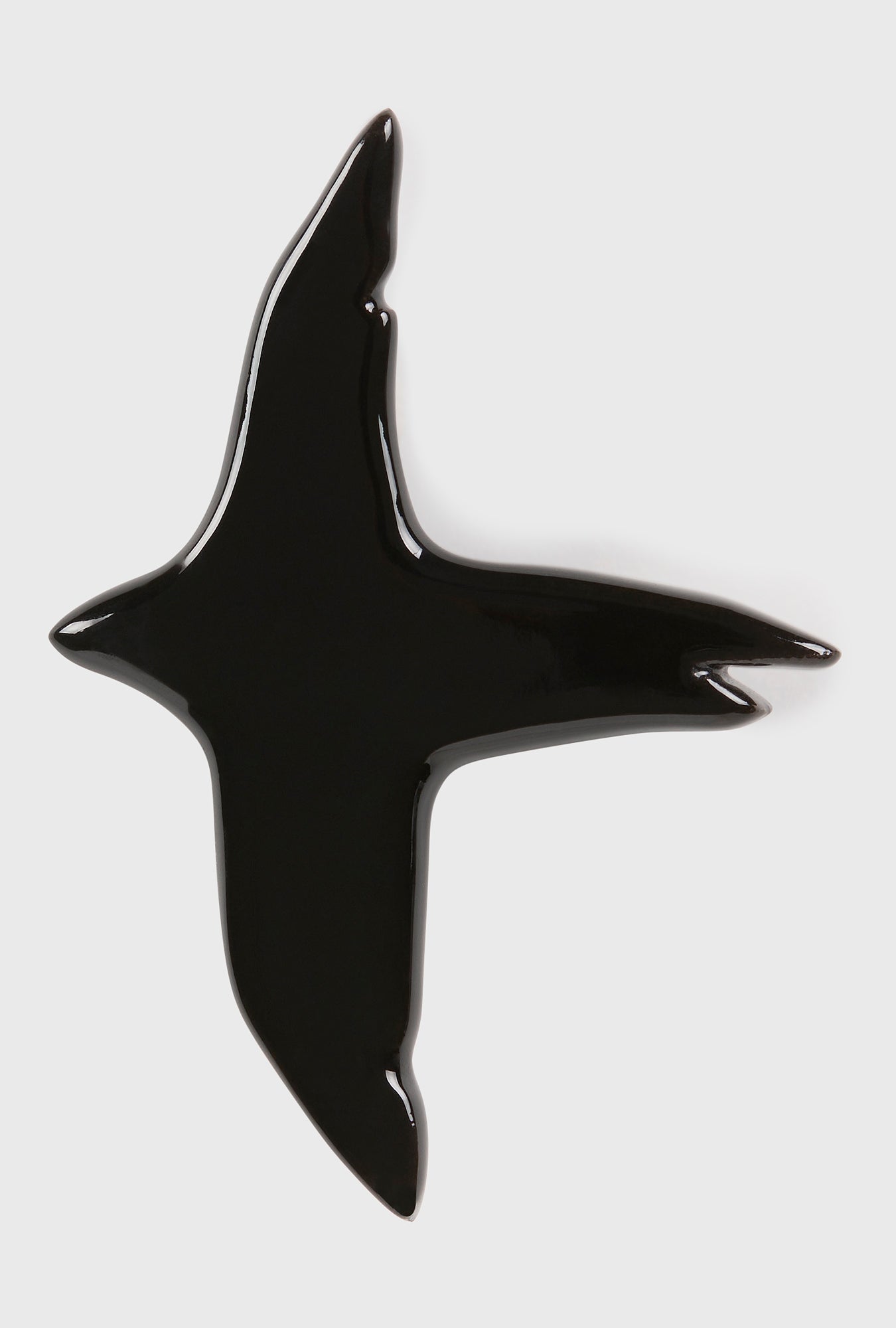 Raven Brooch Black