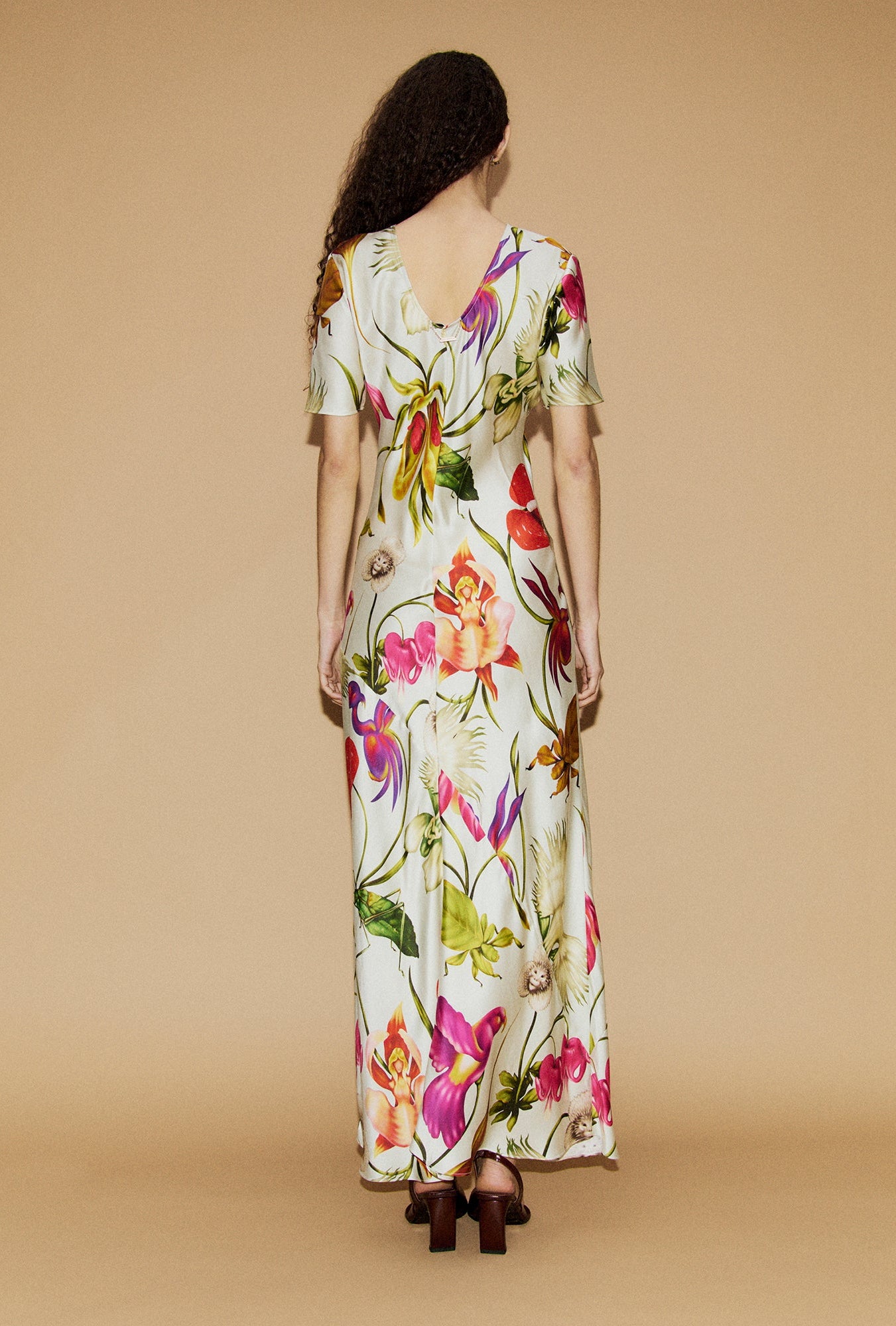 Short Sleeve Bias Dress Wonderland