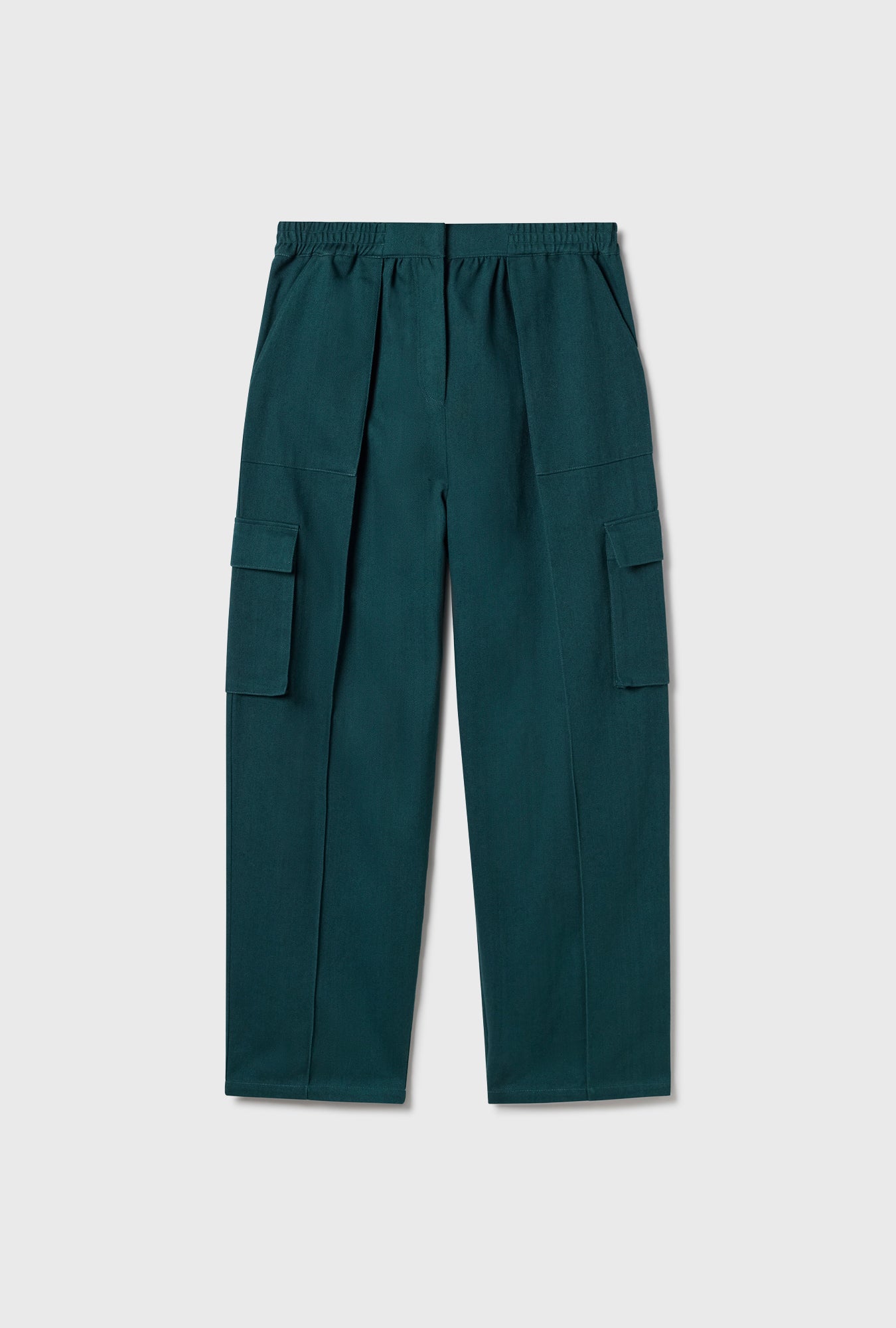Canvas Cargo Pants Teal