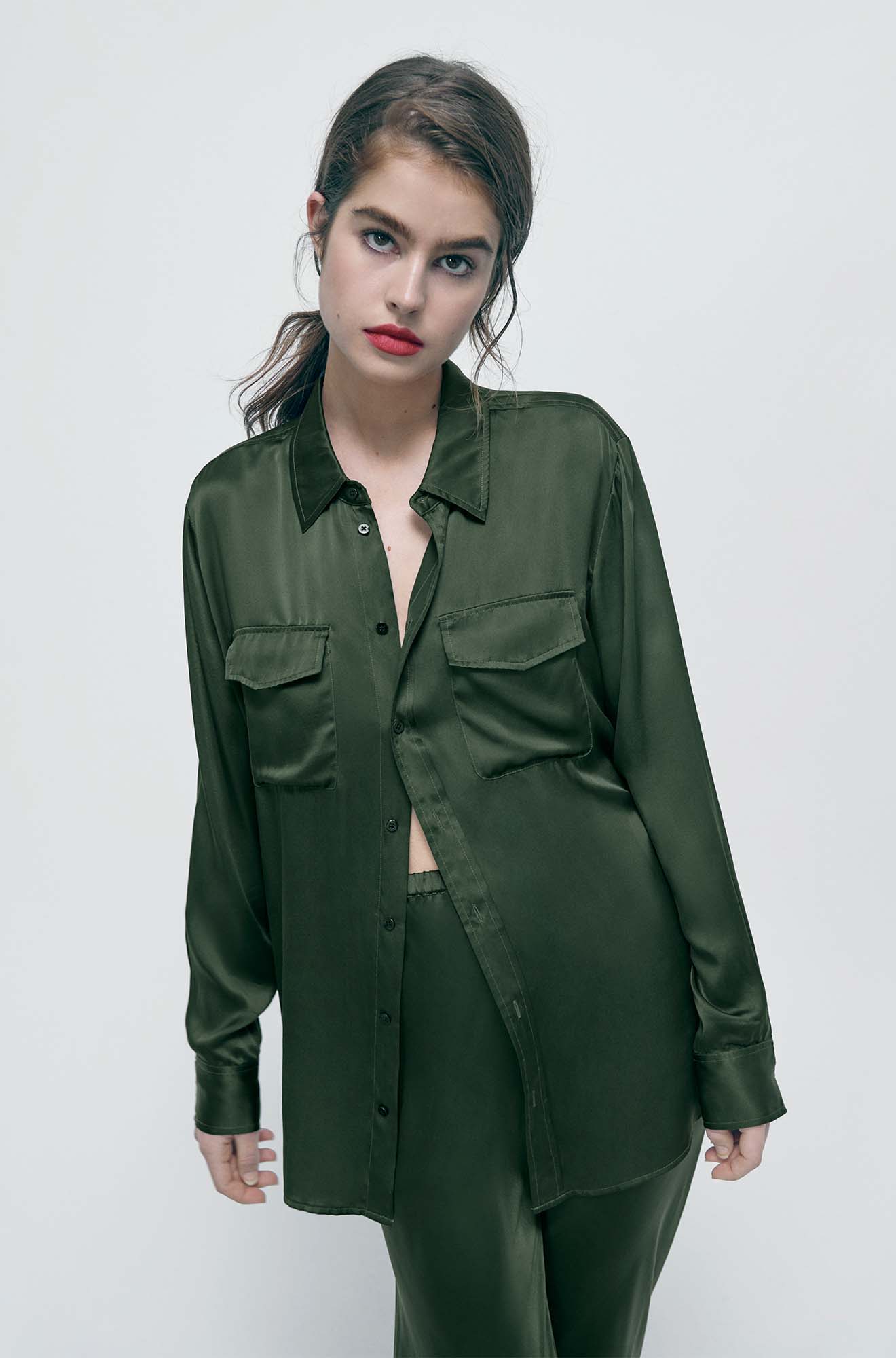 Boyfriend Shirt Cedar