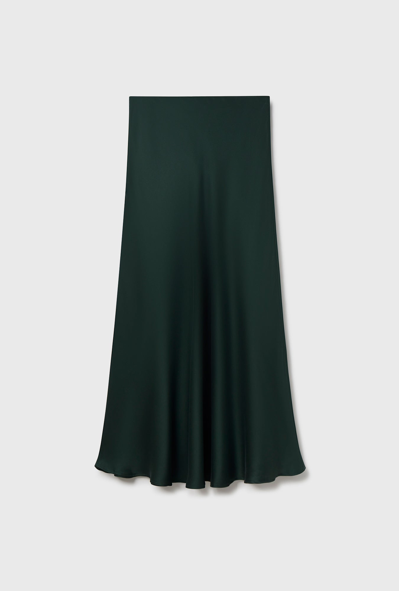 Long Bias Cut Skirt Scarab