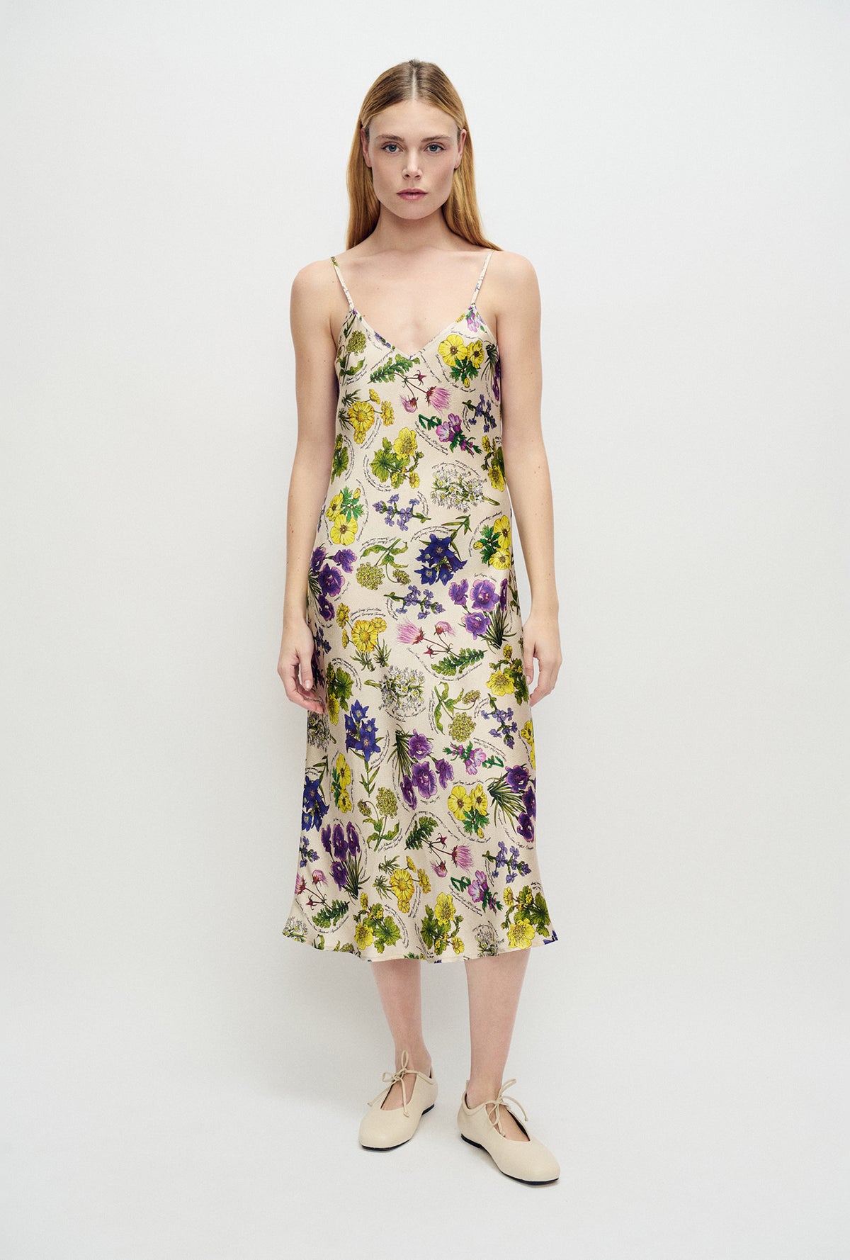 90s Slip Dress Endangered Flowers