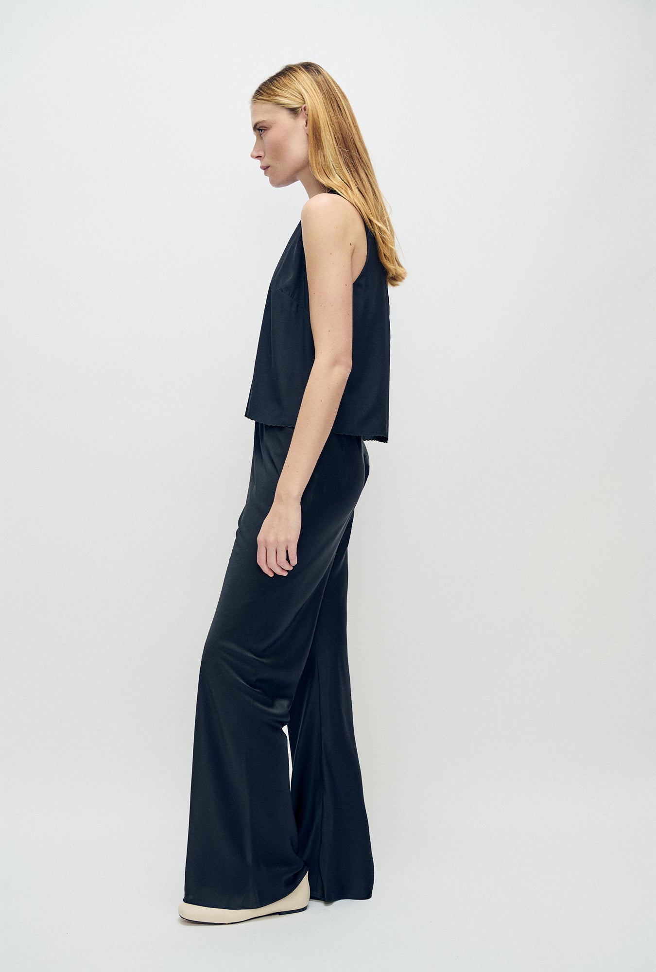 CDC Bias Cut Pants Black