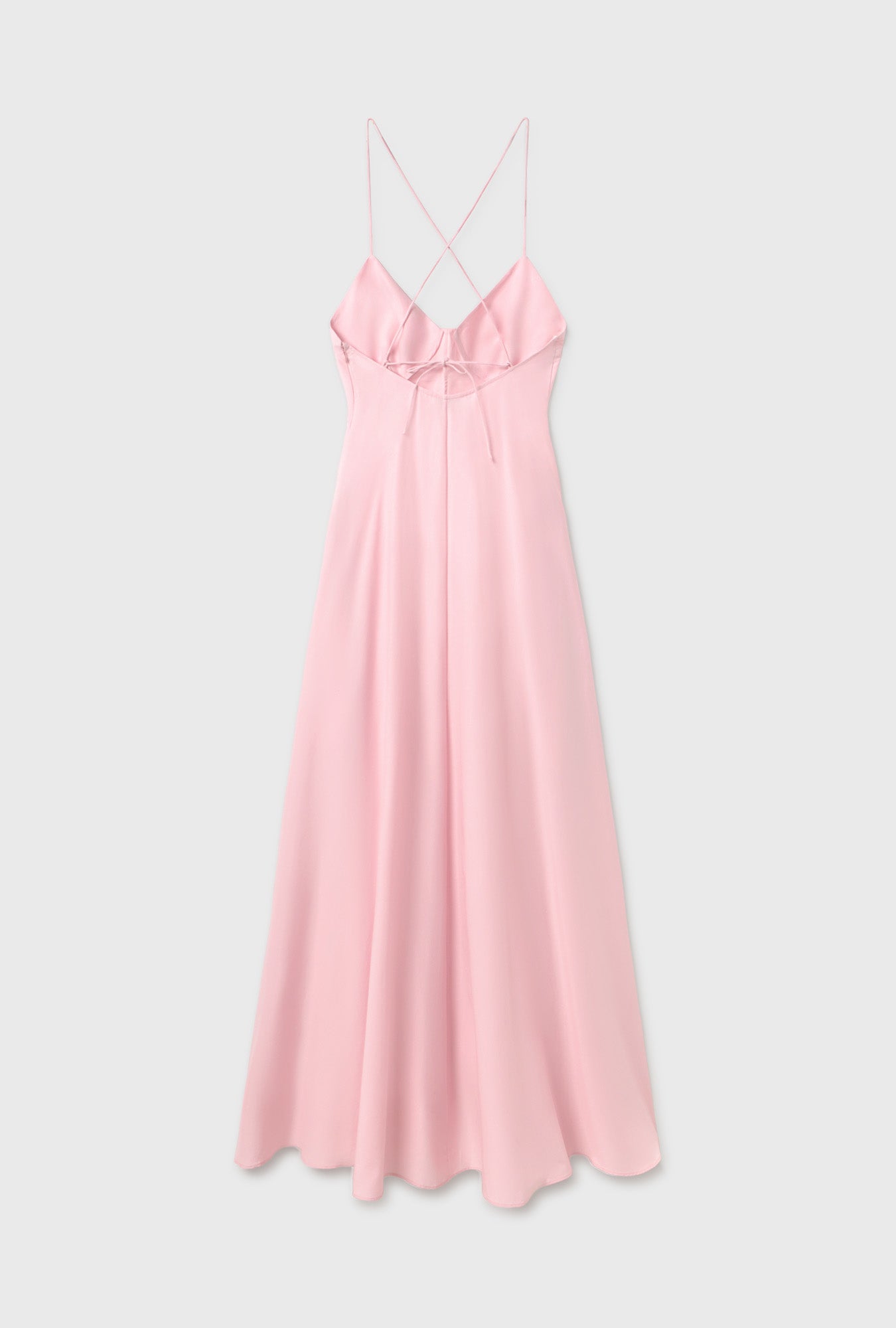 Long Maxi Dress Vintage Pink