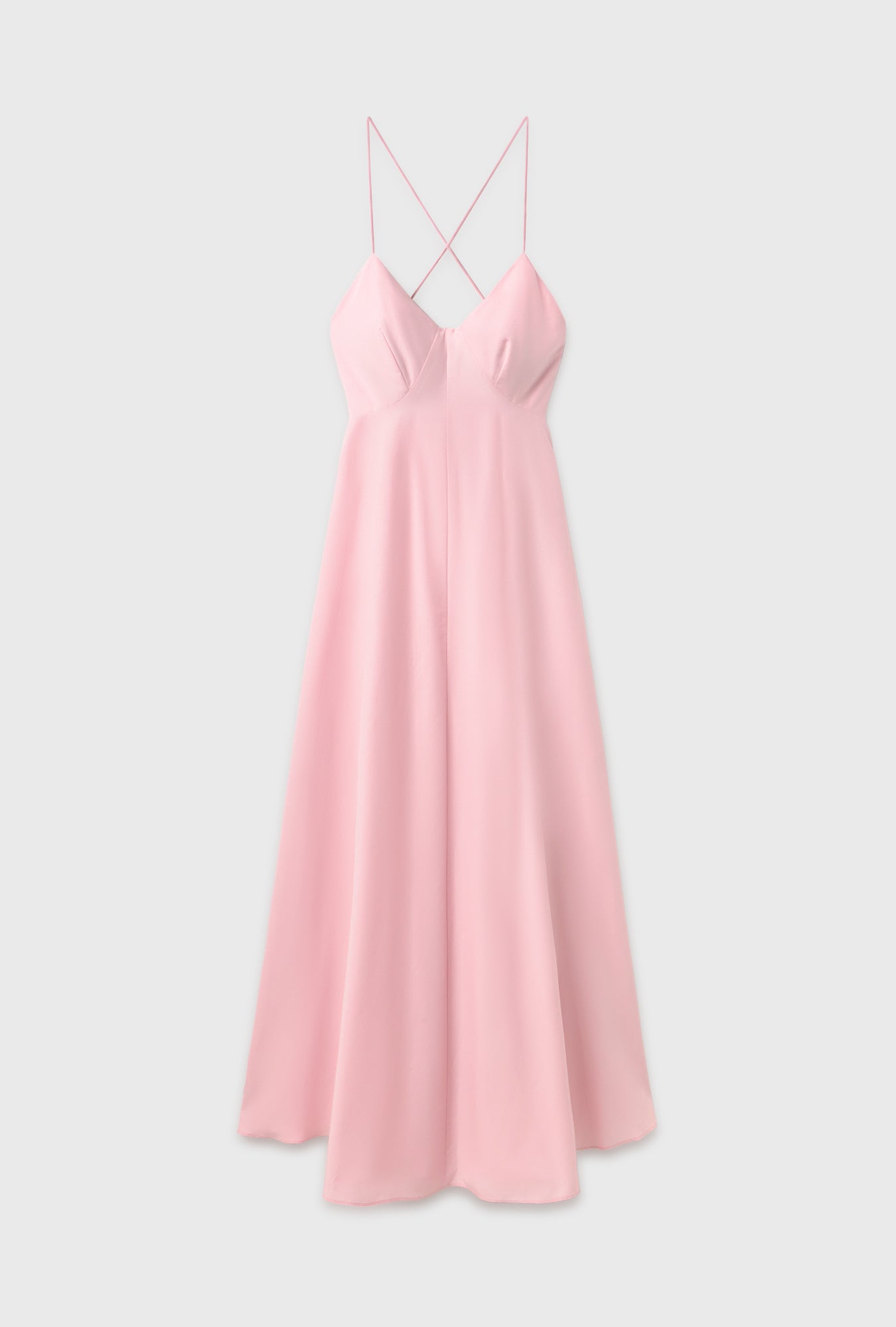 Long Maxi Dress Vintage Pink