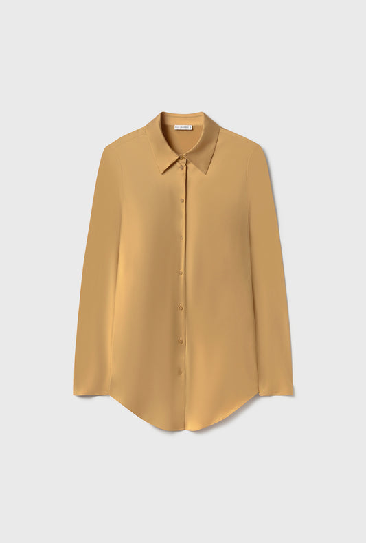 BIAS CUT SHIRT COWRIE