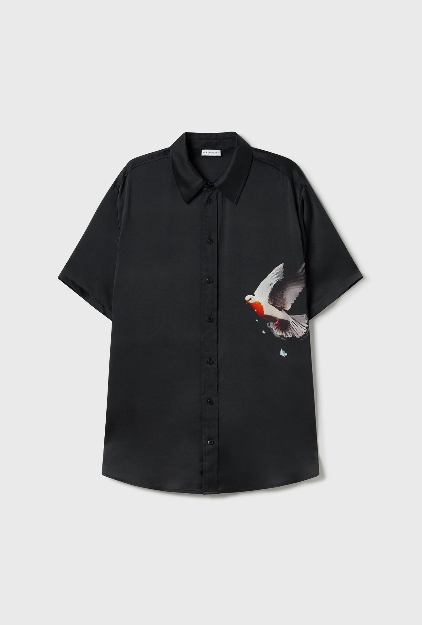 SHORT SLEEVE BOYFRIEND SHIRT 2.0 BLEEDING DOVE