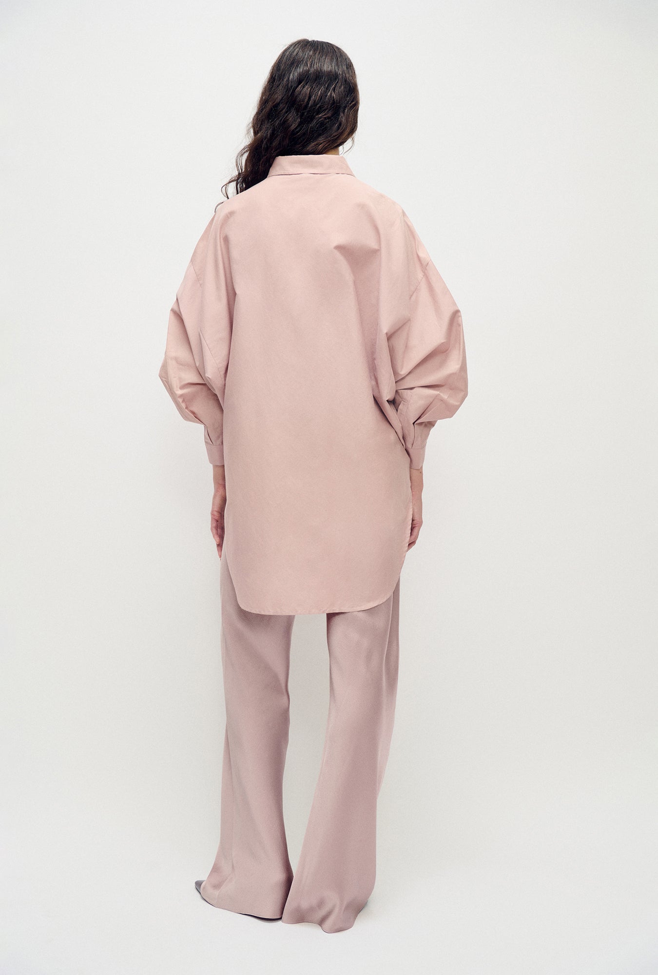 Cotton Silk Round Shirt Lasso