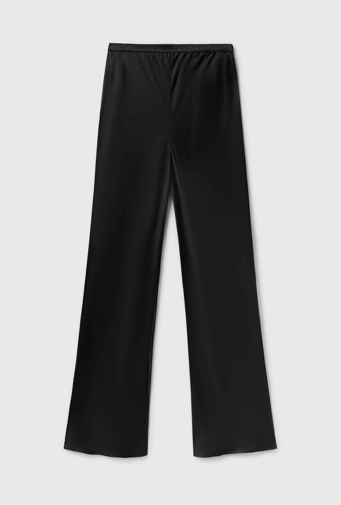 Bias Cut Pants Black