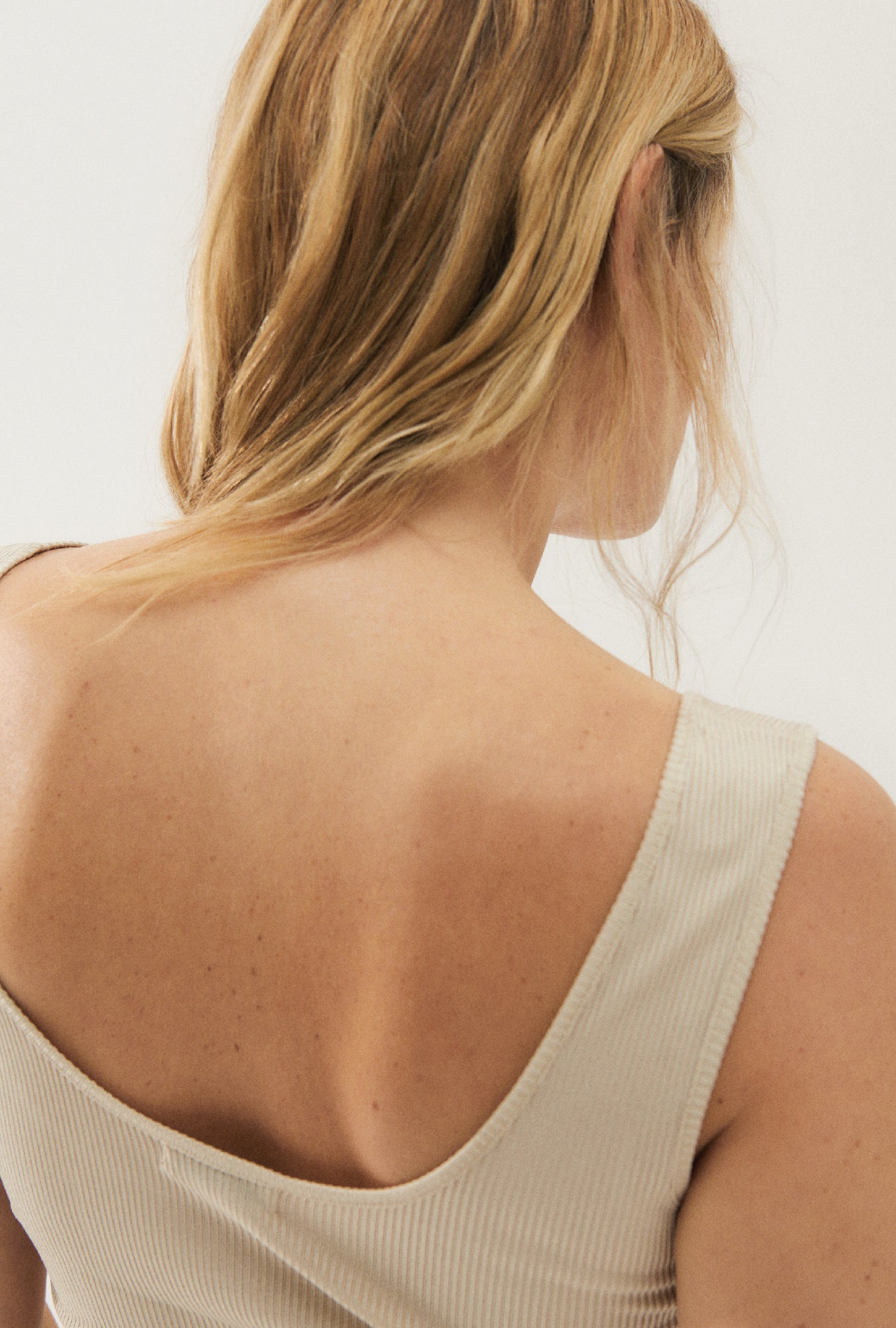 Ribbed Tank Hazelnut