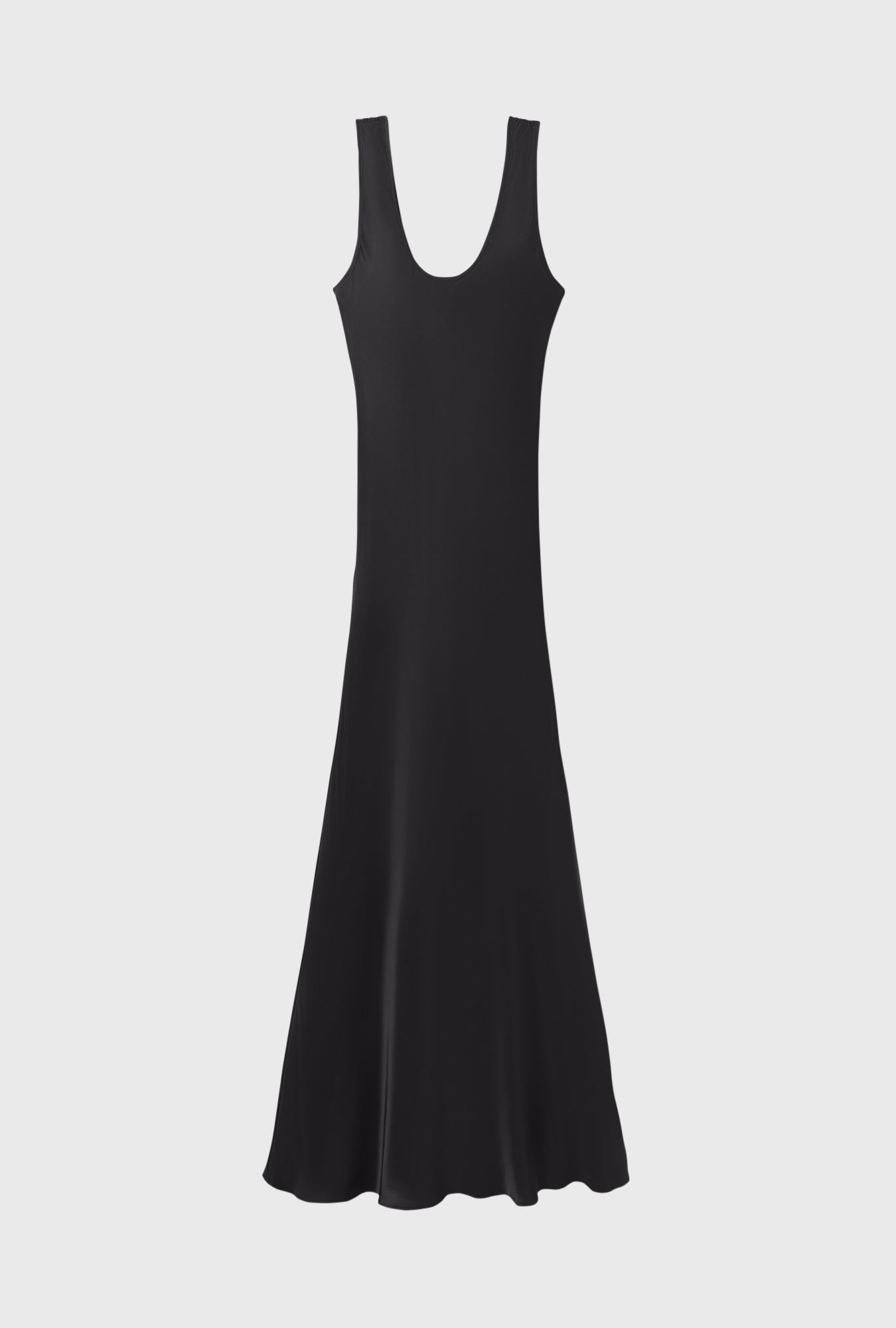 Scoop Neck Dress Black