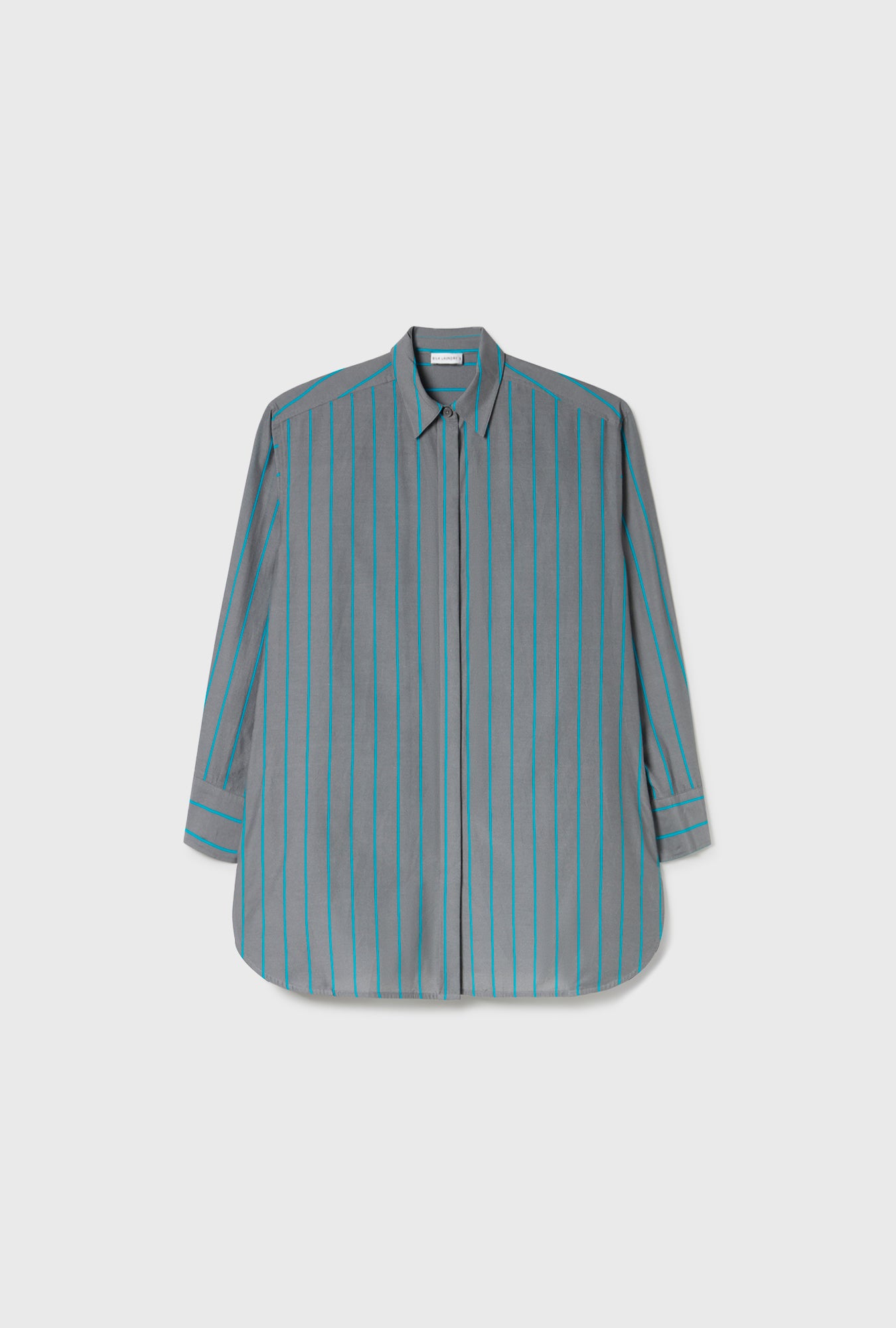 Cotton Silk Morning Shirt Oxygen Stripe