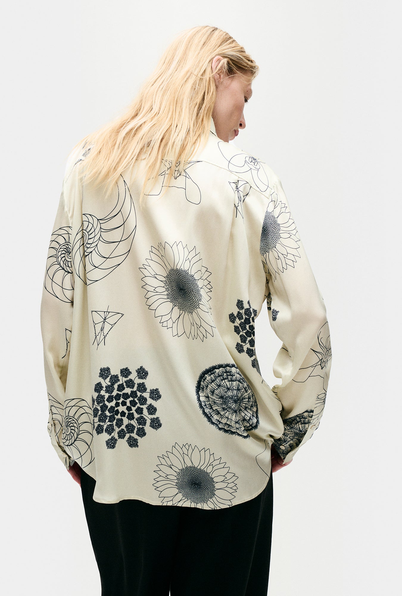 Boyfriend Shirt Fibonacci Off-White