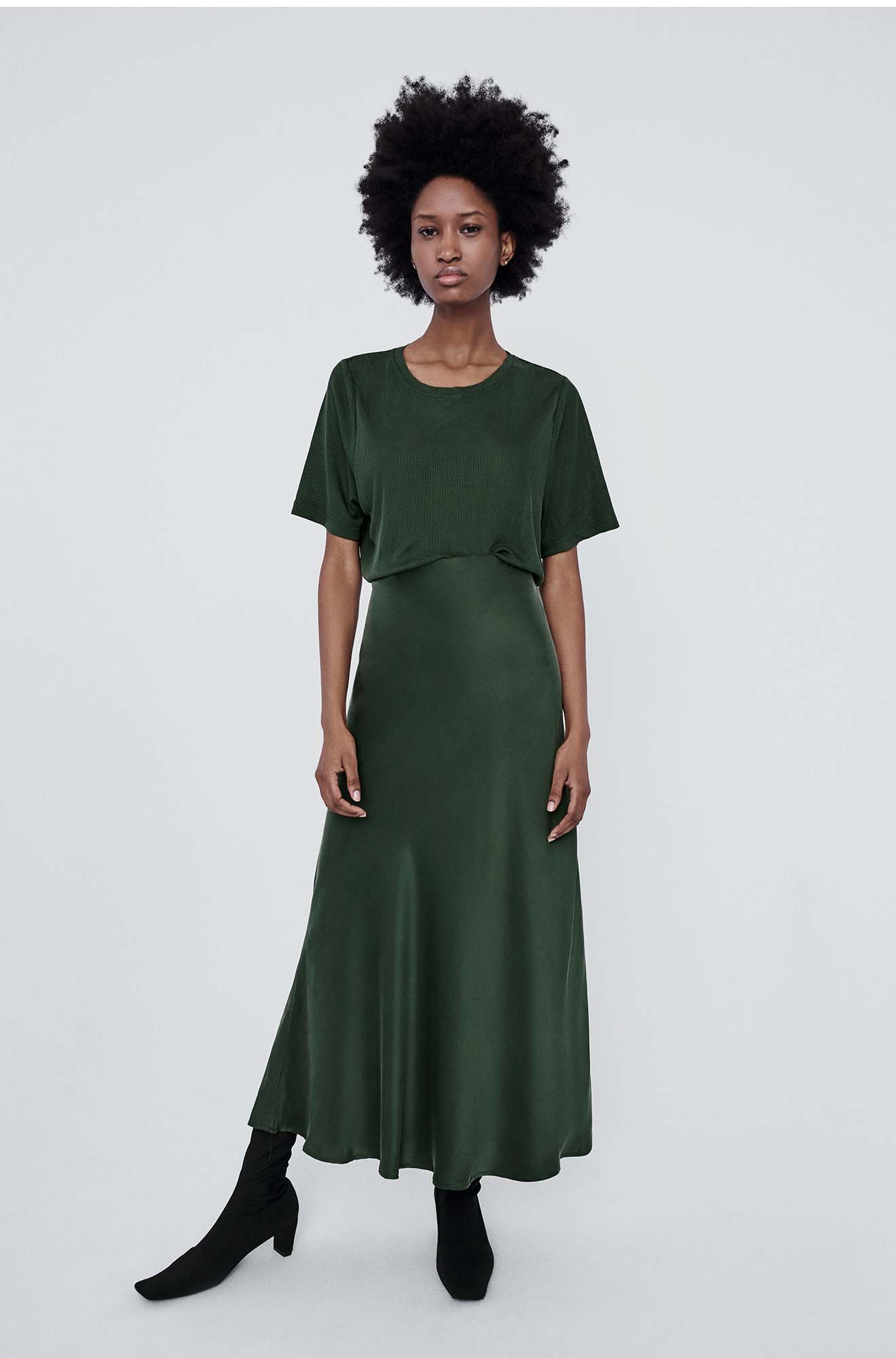 Ribbed T-Shirt Cedar