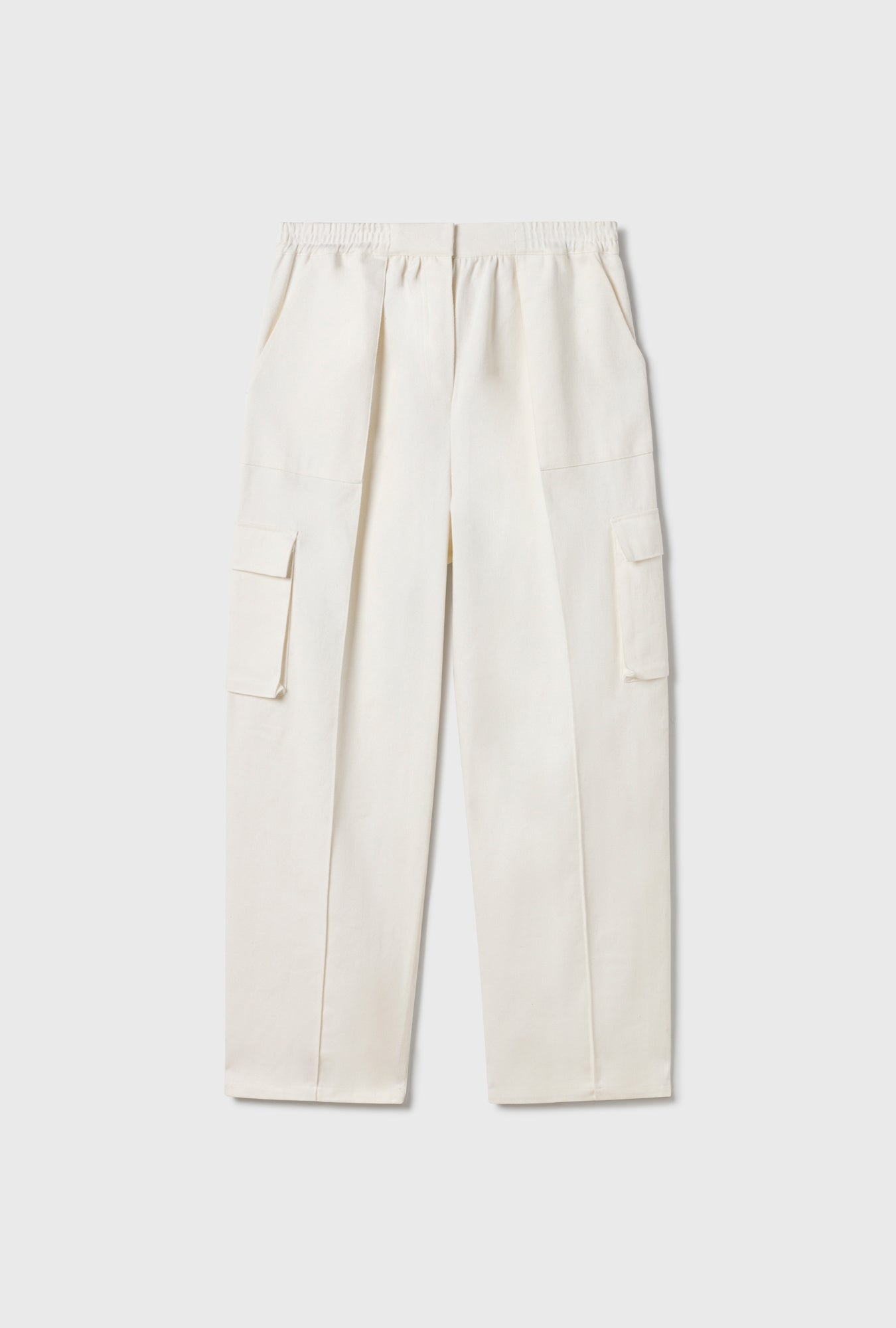 Canvas Cargo Pants Natural