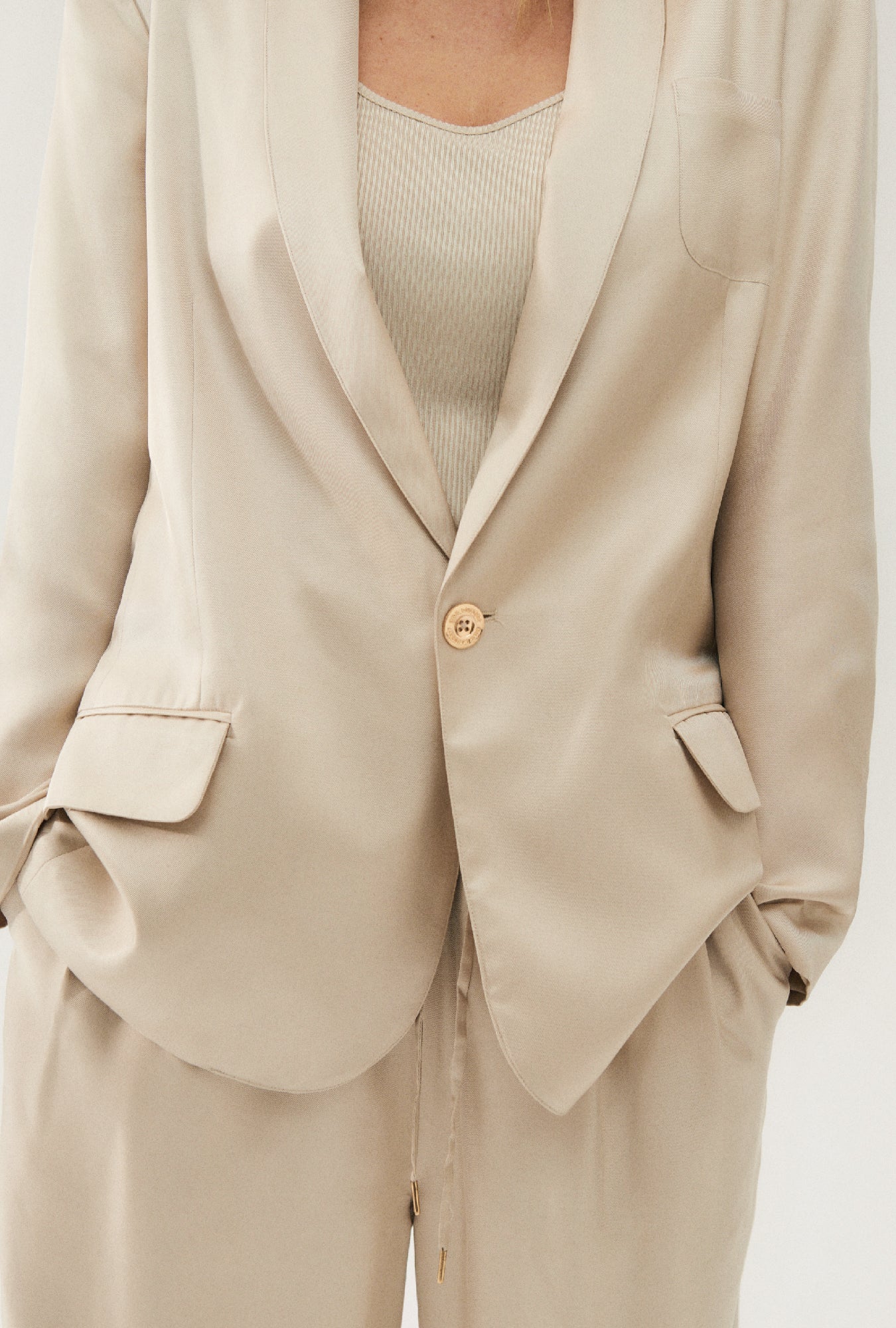 Twill Miami Blazer Hazelnut