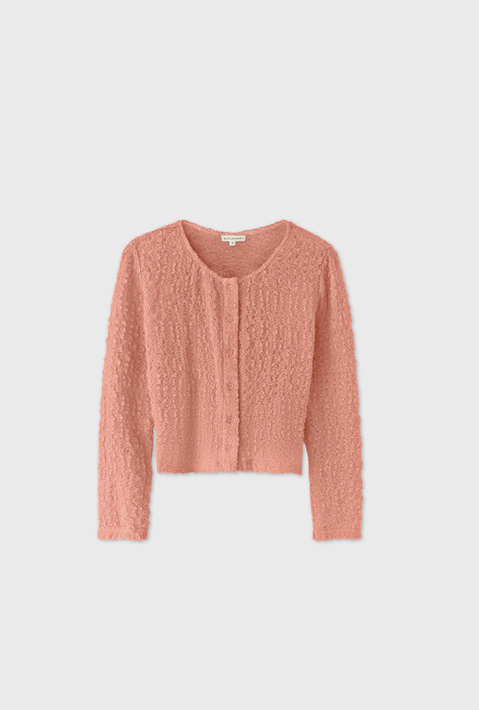 Pebble Long Sleeve Elena Top Orchid