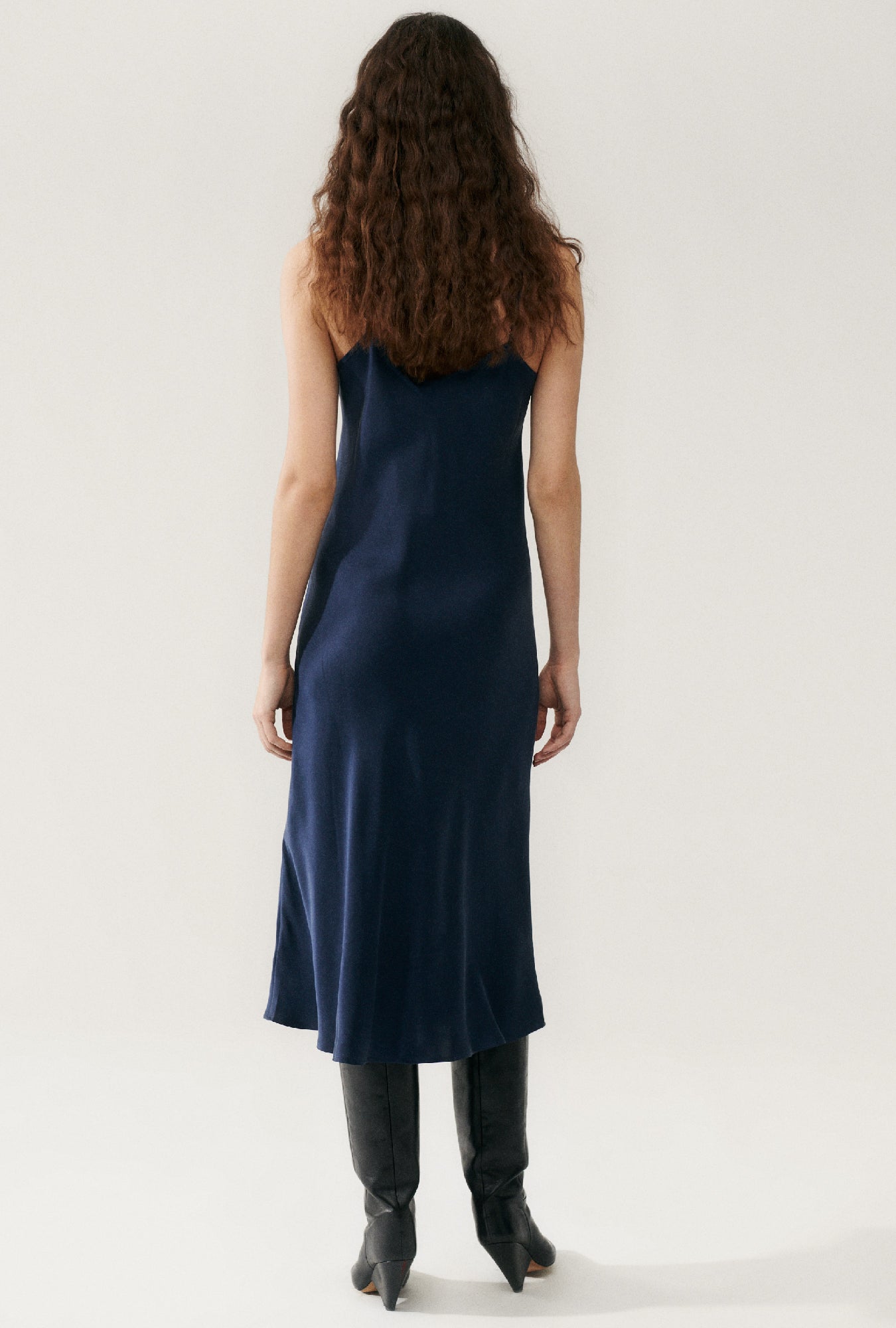 90s Slip Dress Midnight