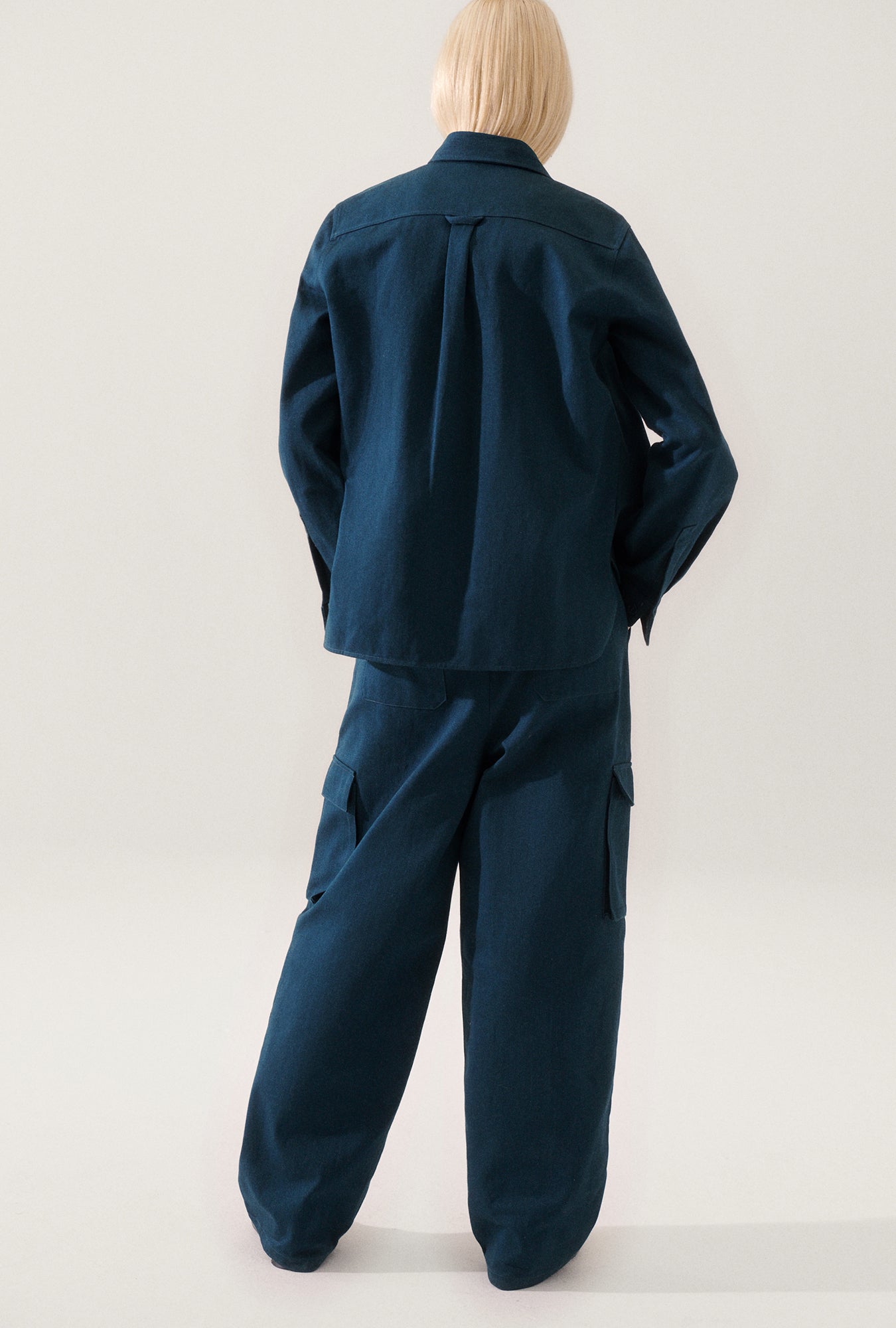 Canvas Overshirt Teal