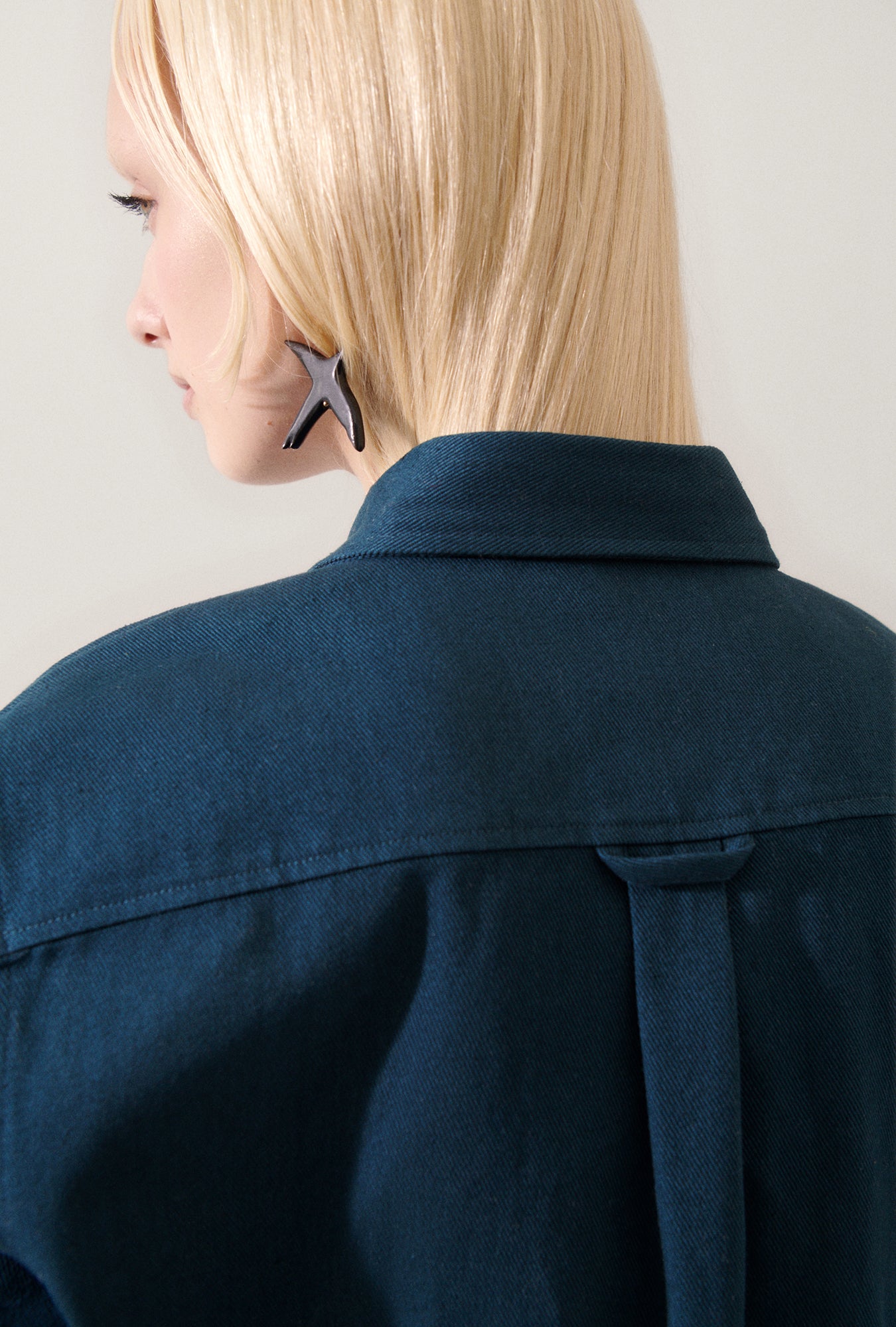 Canvas Overshirt Teal