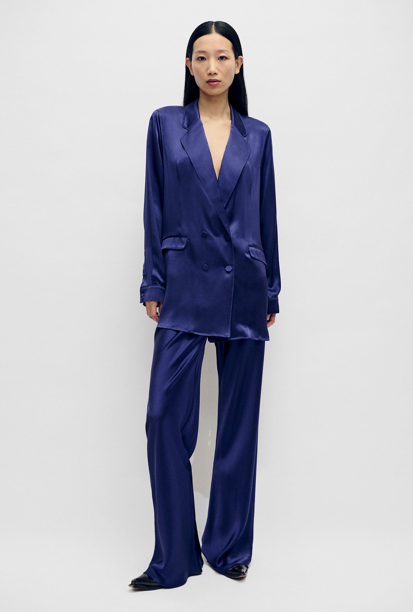 RELAXED BLAZER PURPLE RAIN