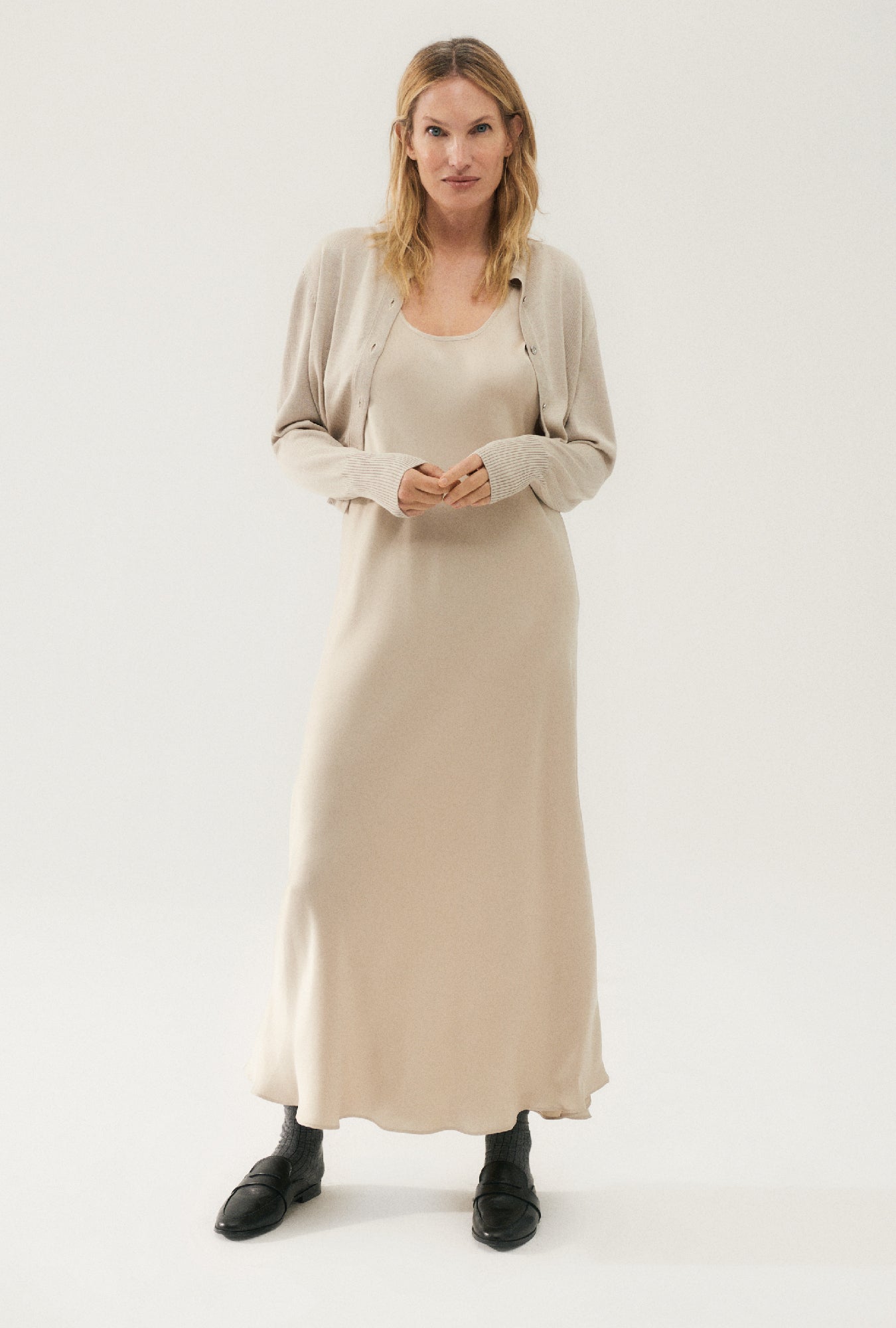 Cropped Cardigan Hazelnut