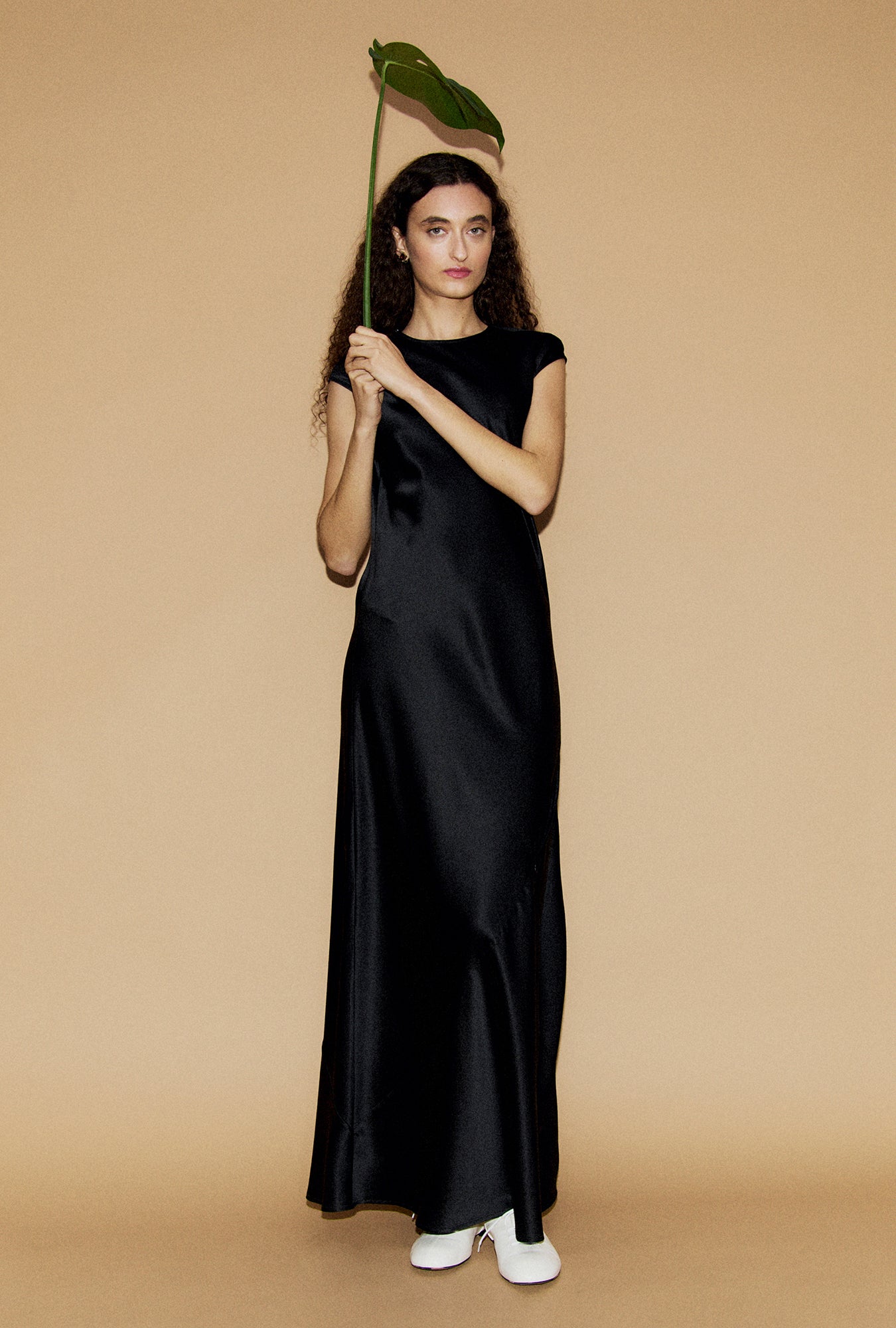 Drape Dress Black