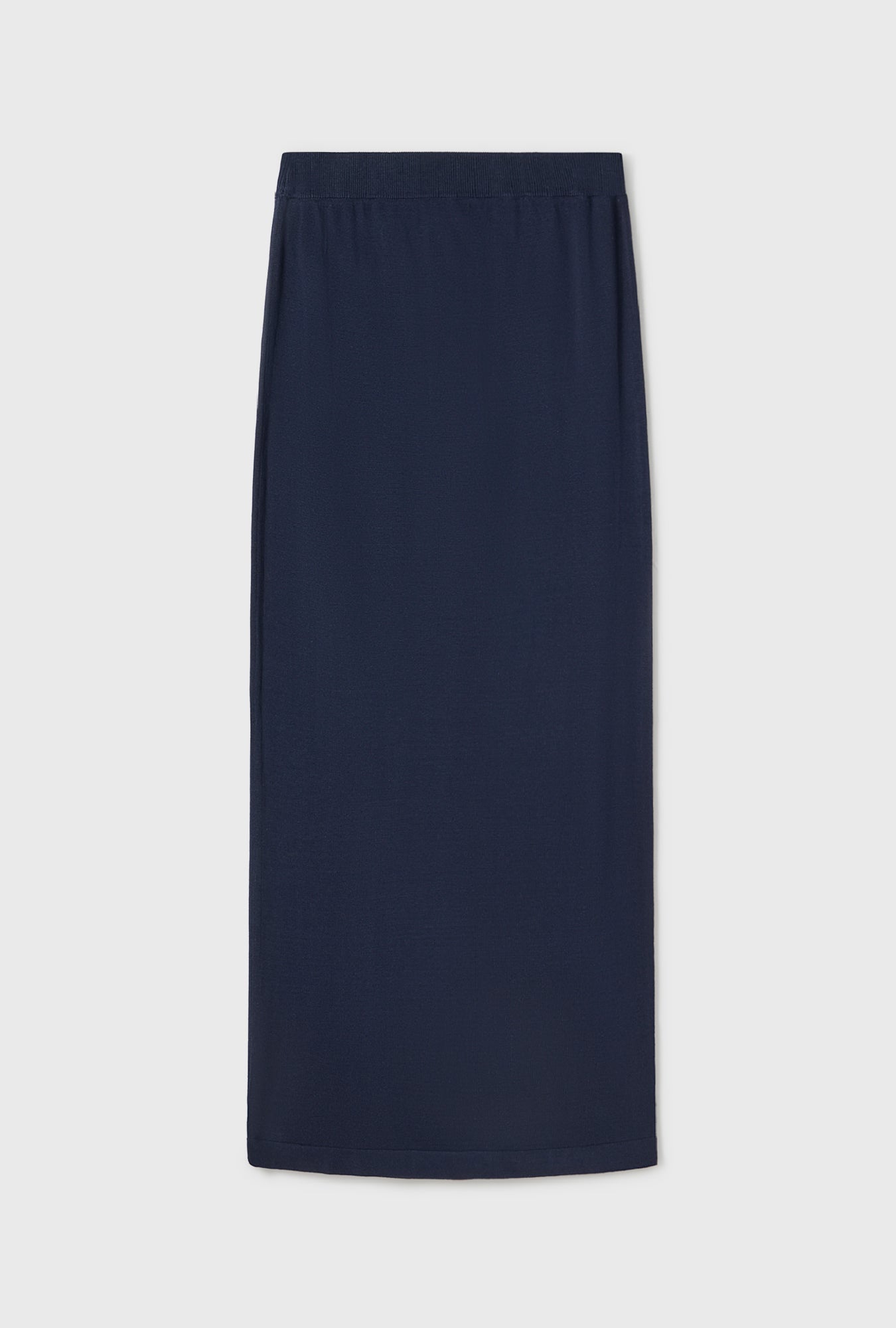 Knit Straight Skirt Midnight