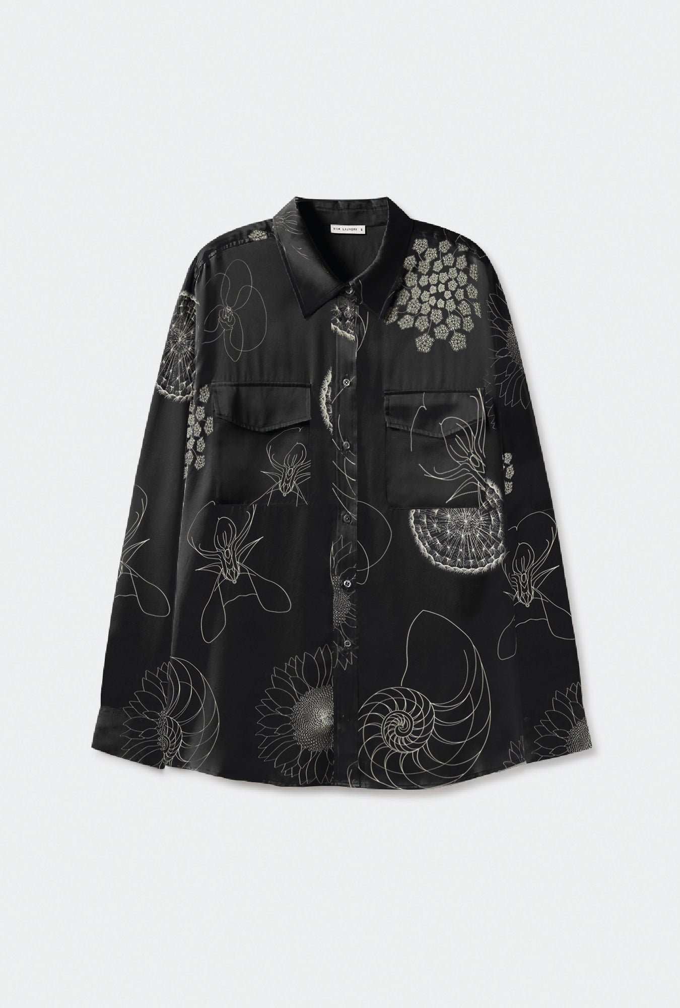 Boyfriend Shirt Fibonacci Black