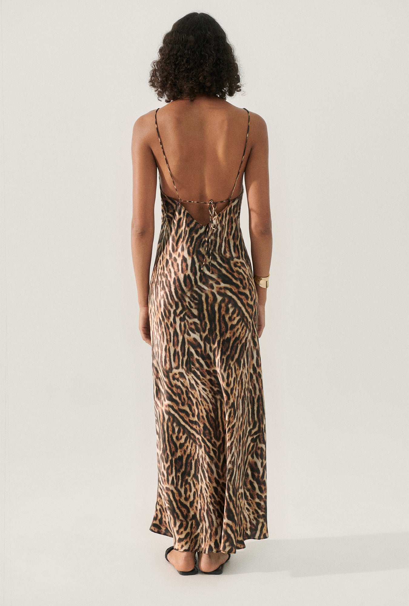 Deco Rouleau Dress Leopard