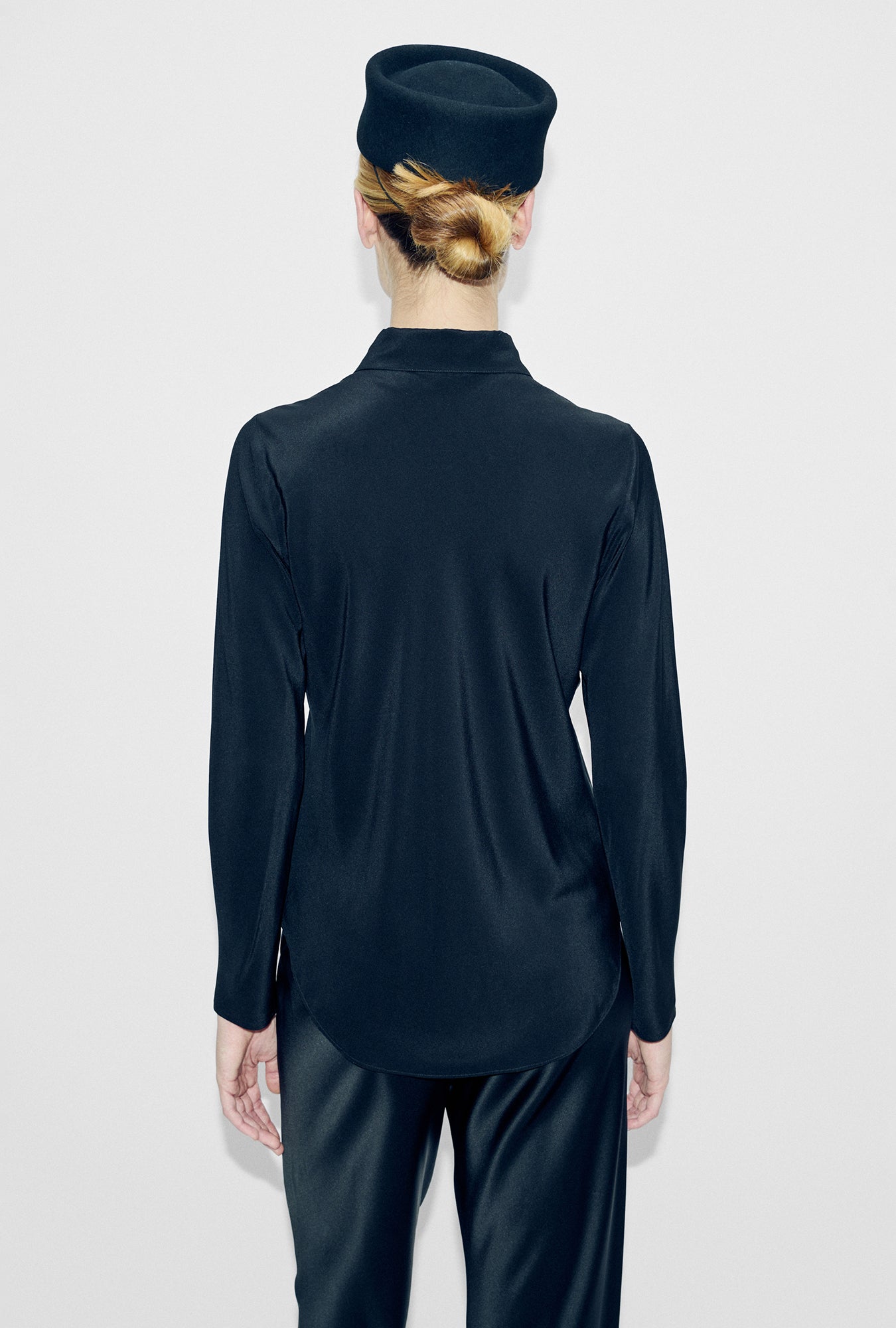 CDC Bias Cut Shirt Black
