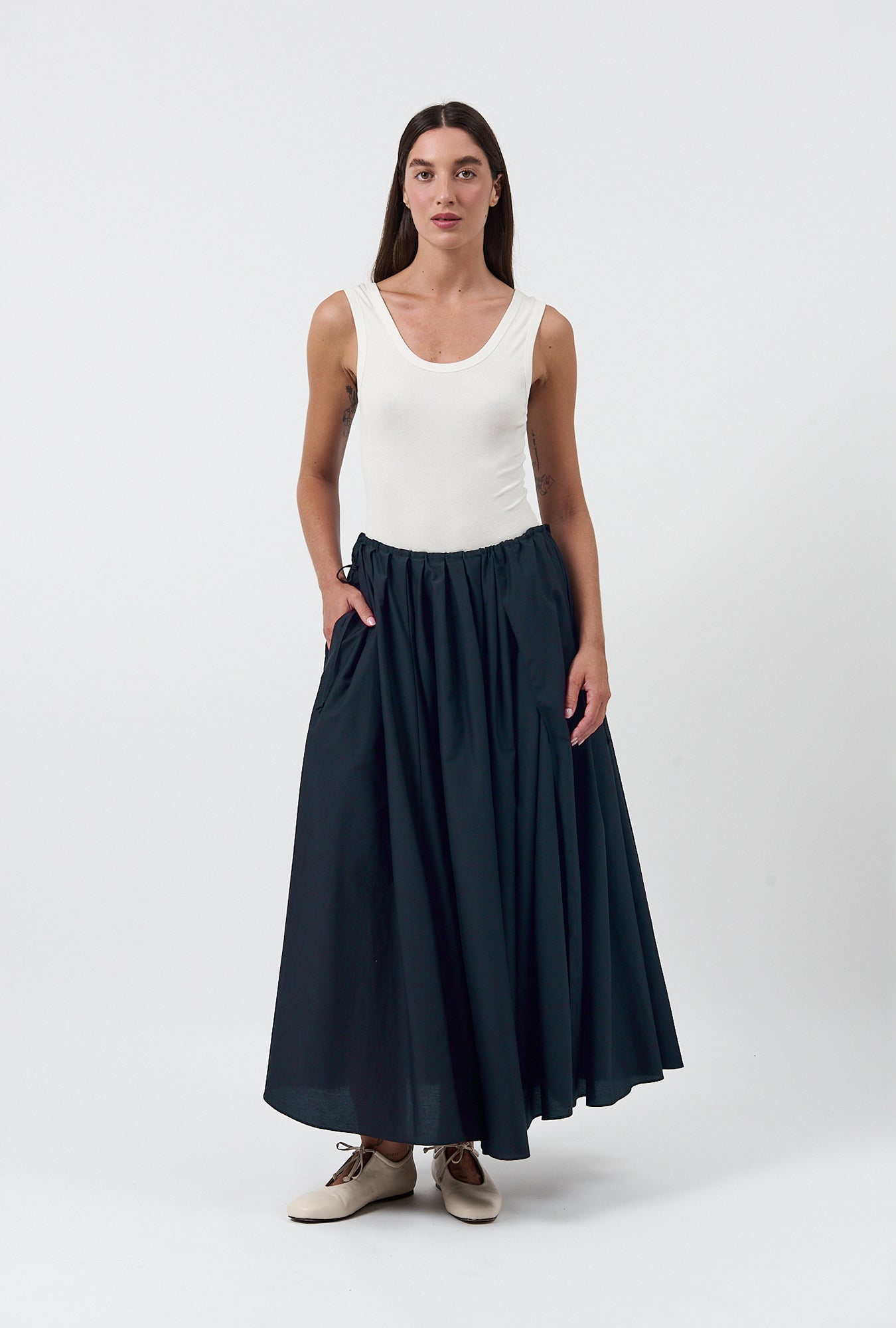 Daisy Skirt Black