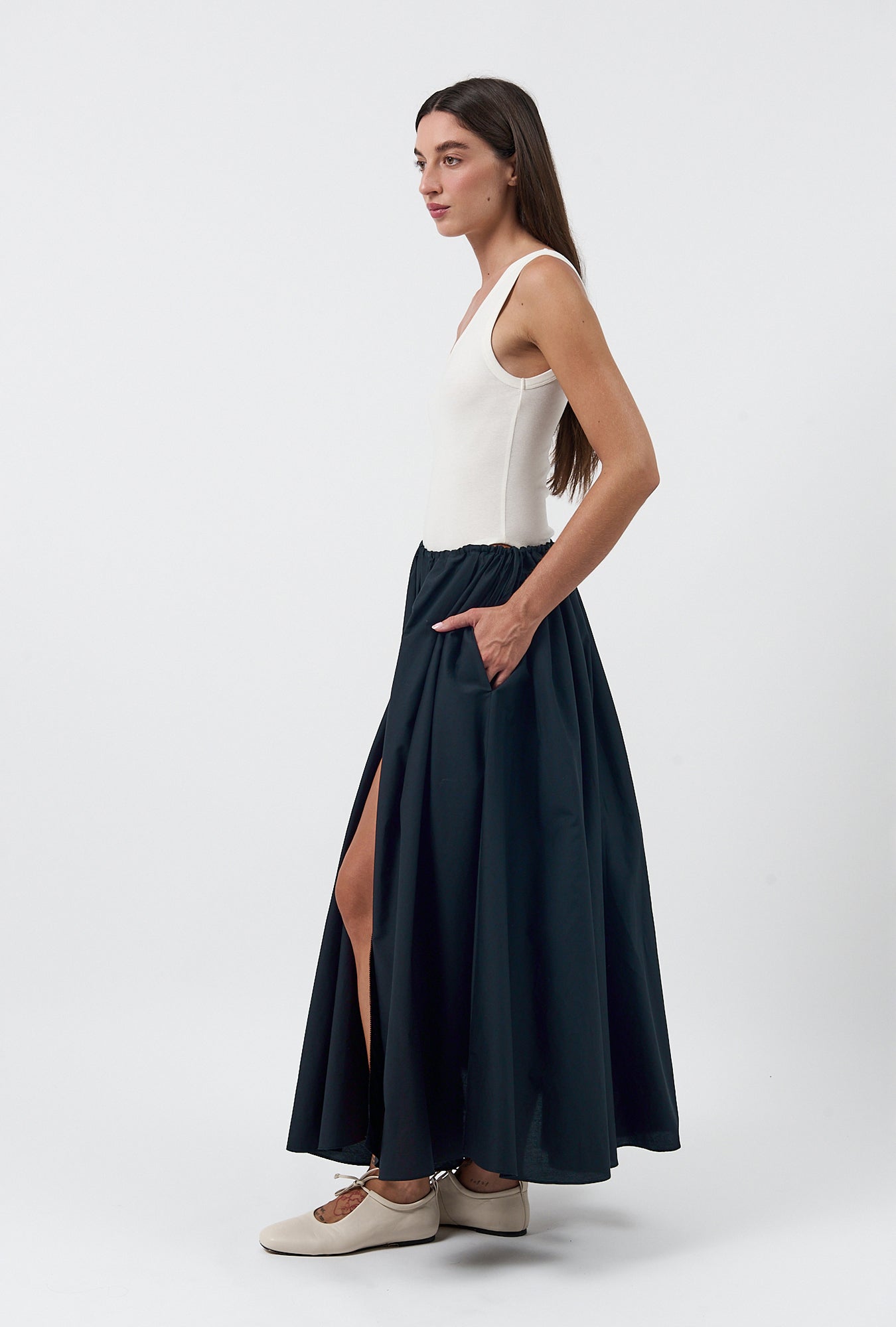 Daisy Skirt Black