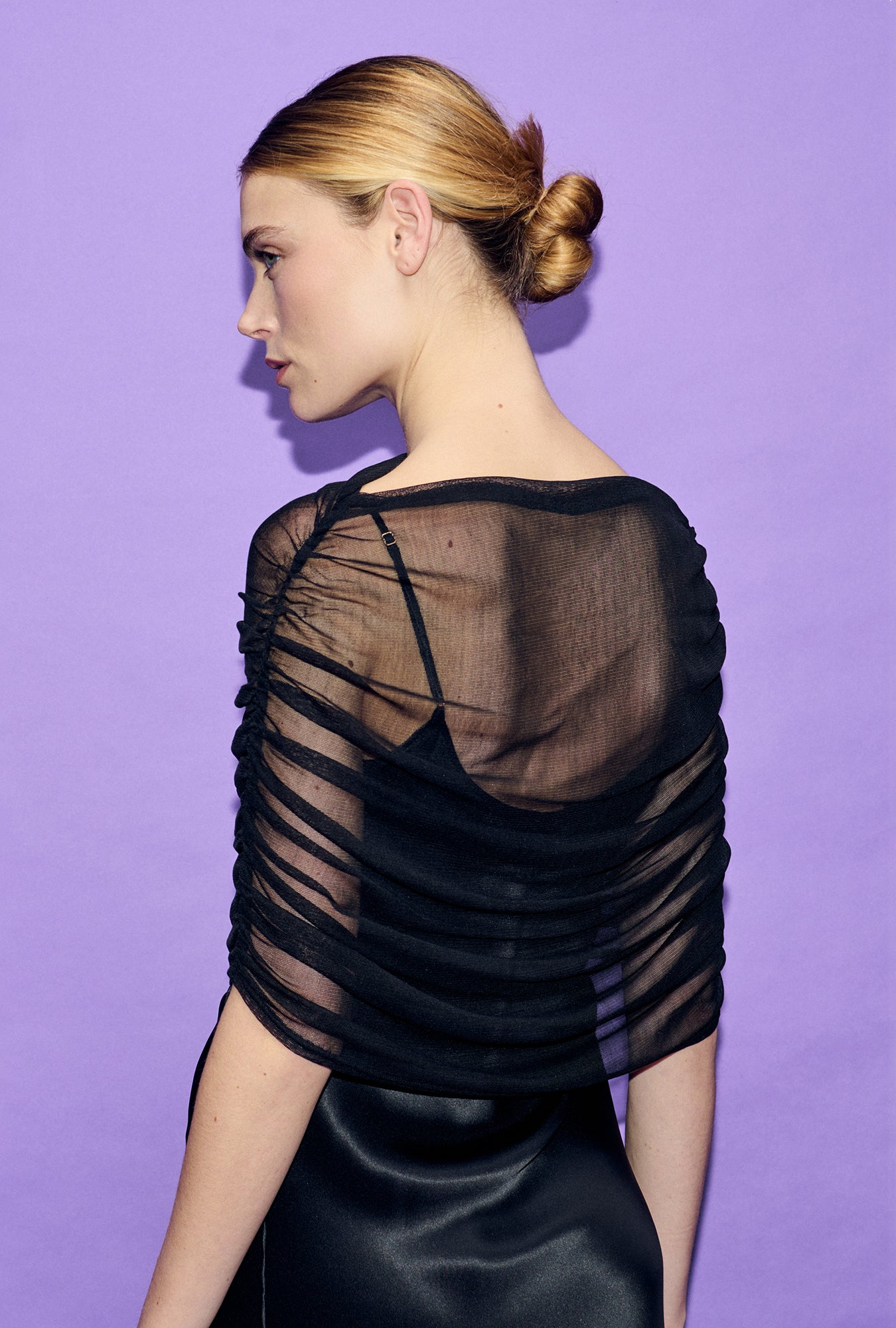 Mesh Cape Black