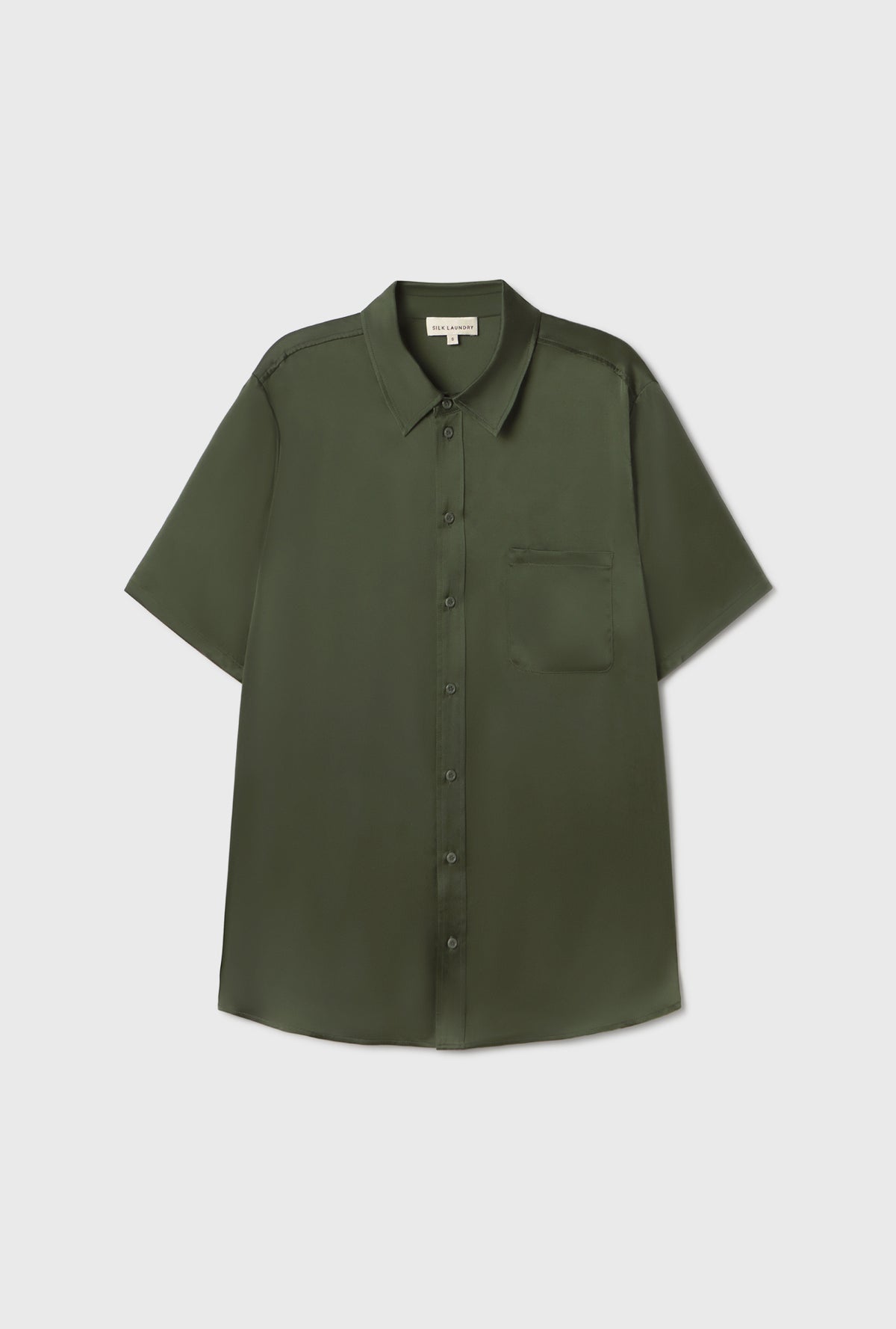 Short Sleeve Boyfriend Shirt Cedar