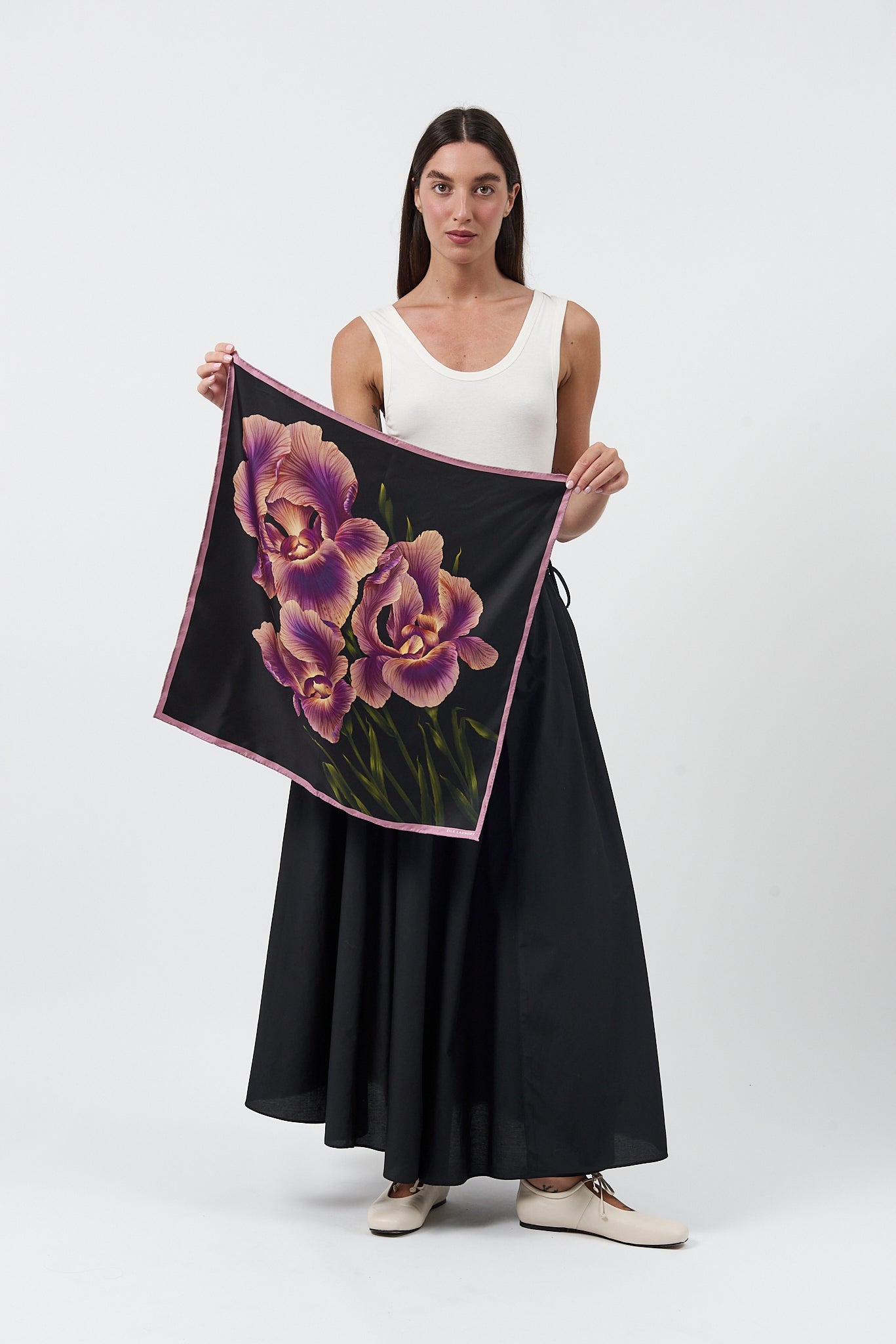 Twill Scarf Iris